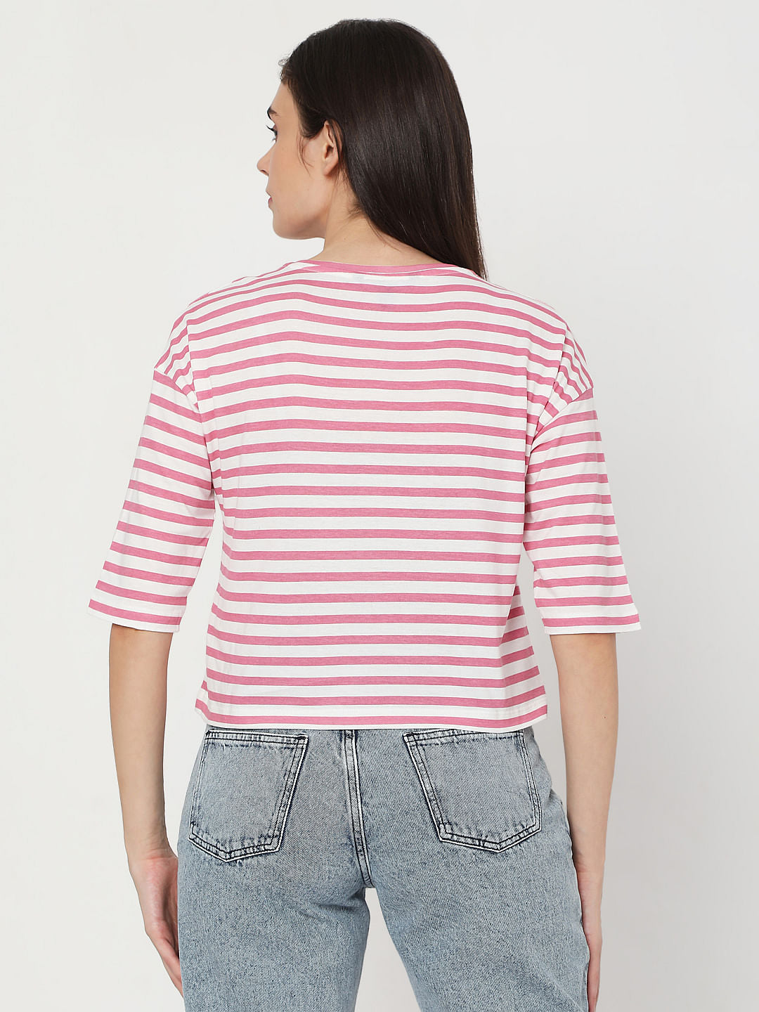 Pink Striped T-Shirt