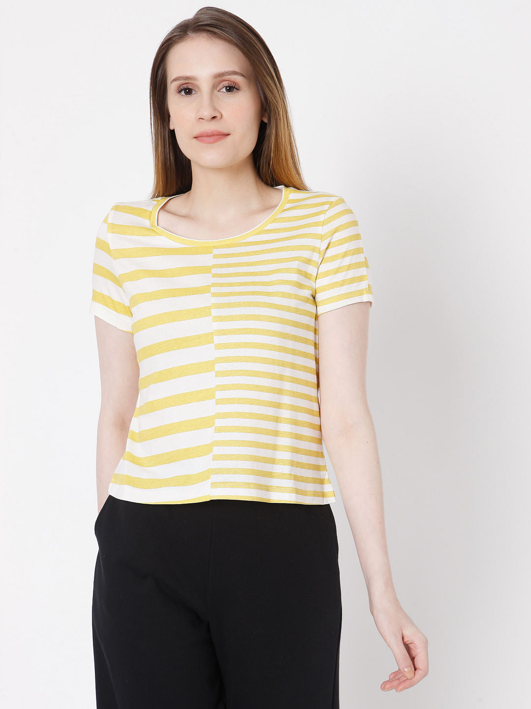 Yellow Striped T-Shirt