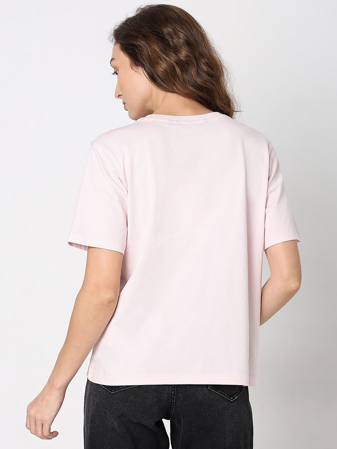 Lilac Graphic Print T-Shirt