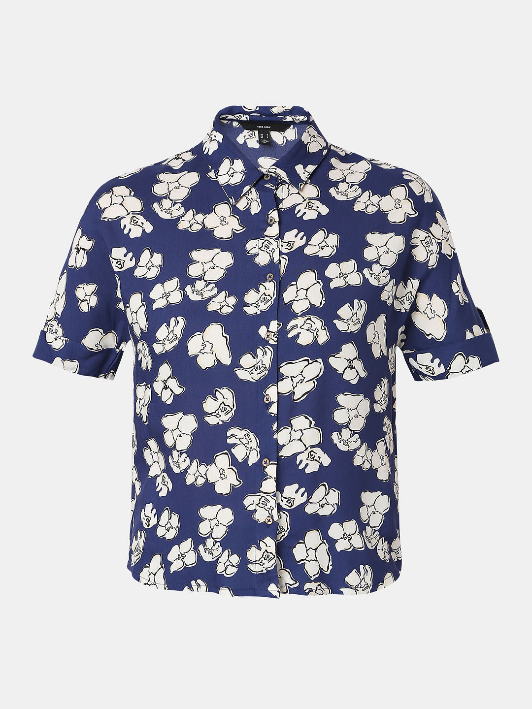 Blue Floral Shirt