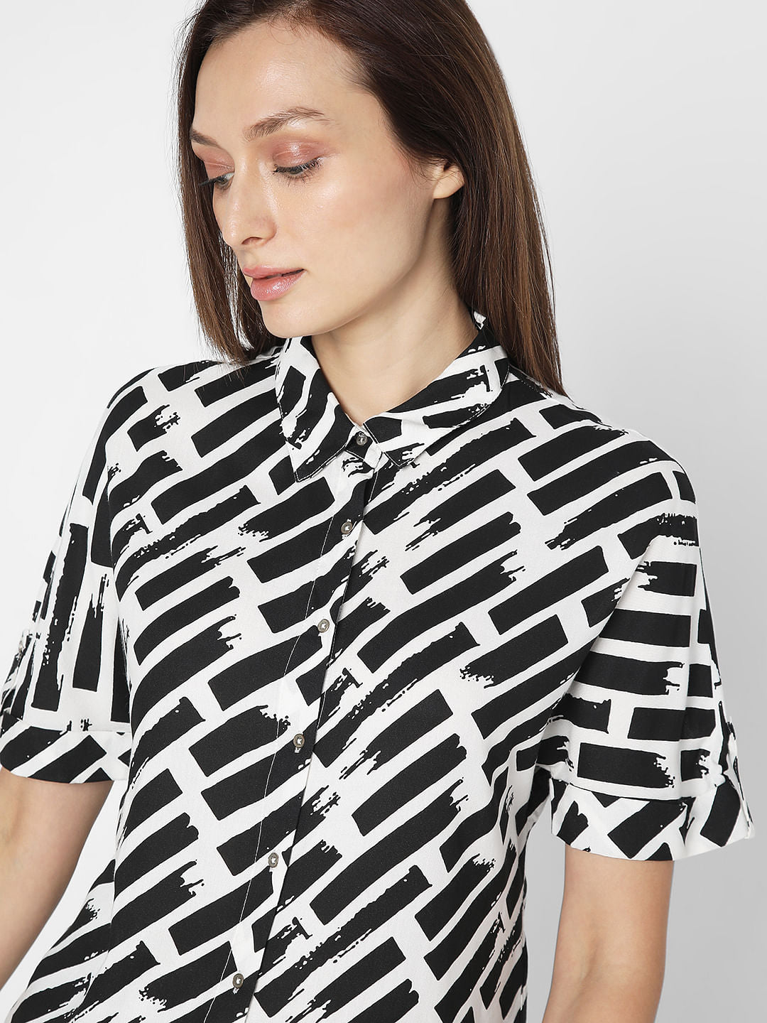 White Monochrome Shirt