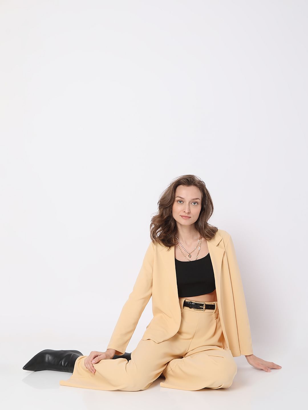 Beige Co-Ord Blazer