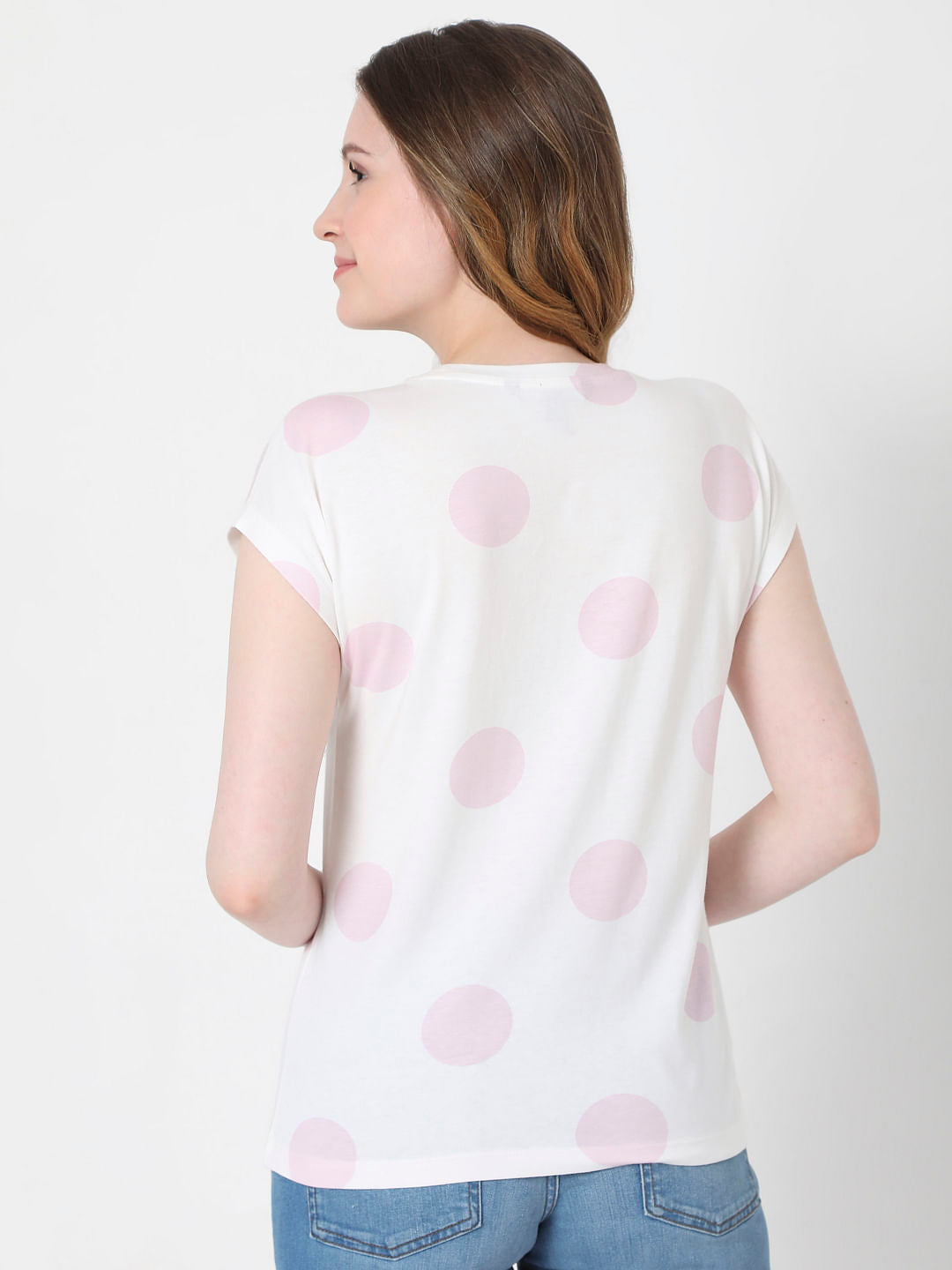 White Dotted T-Shirt
