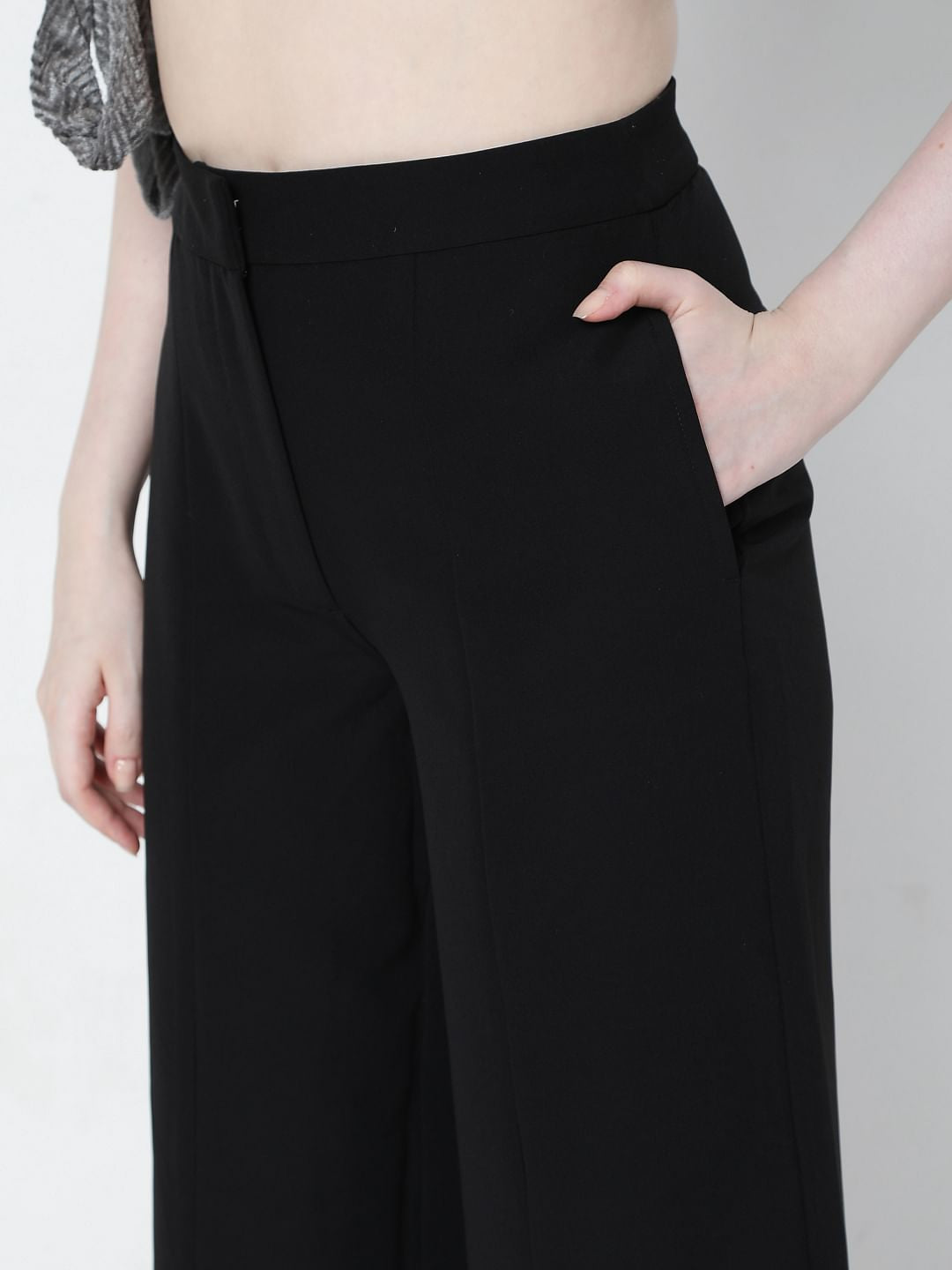 Black High Waist Pants