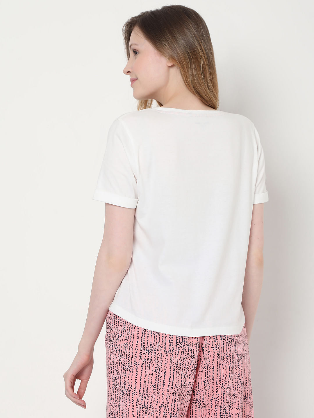 Pink Dotted Pyjama Set