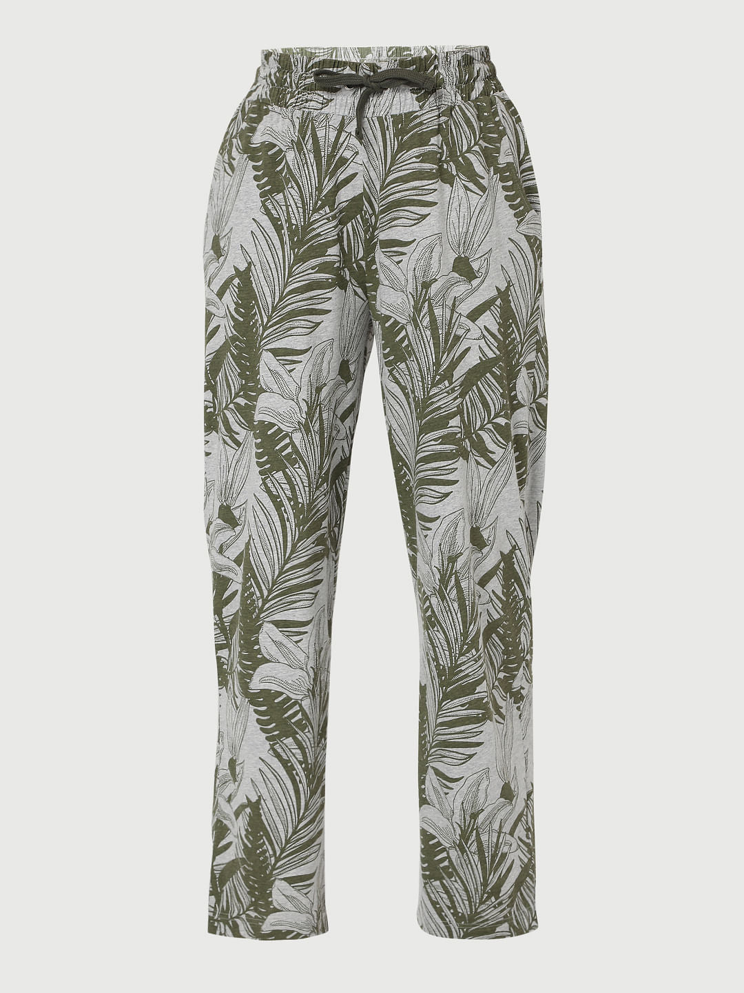 Pink & Green Tropical Print Pyjama Set