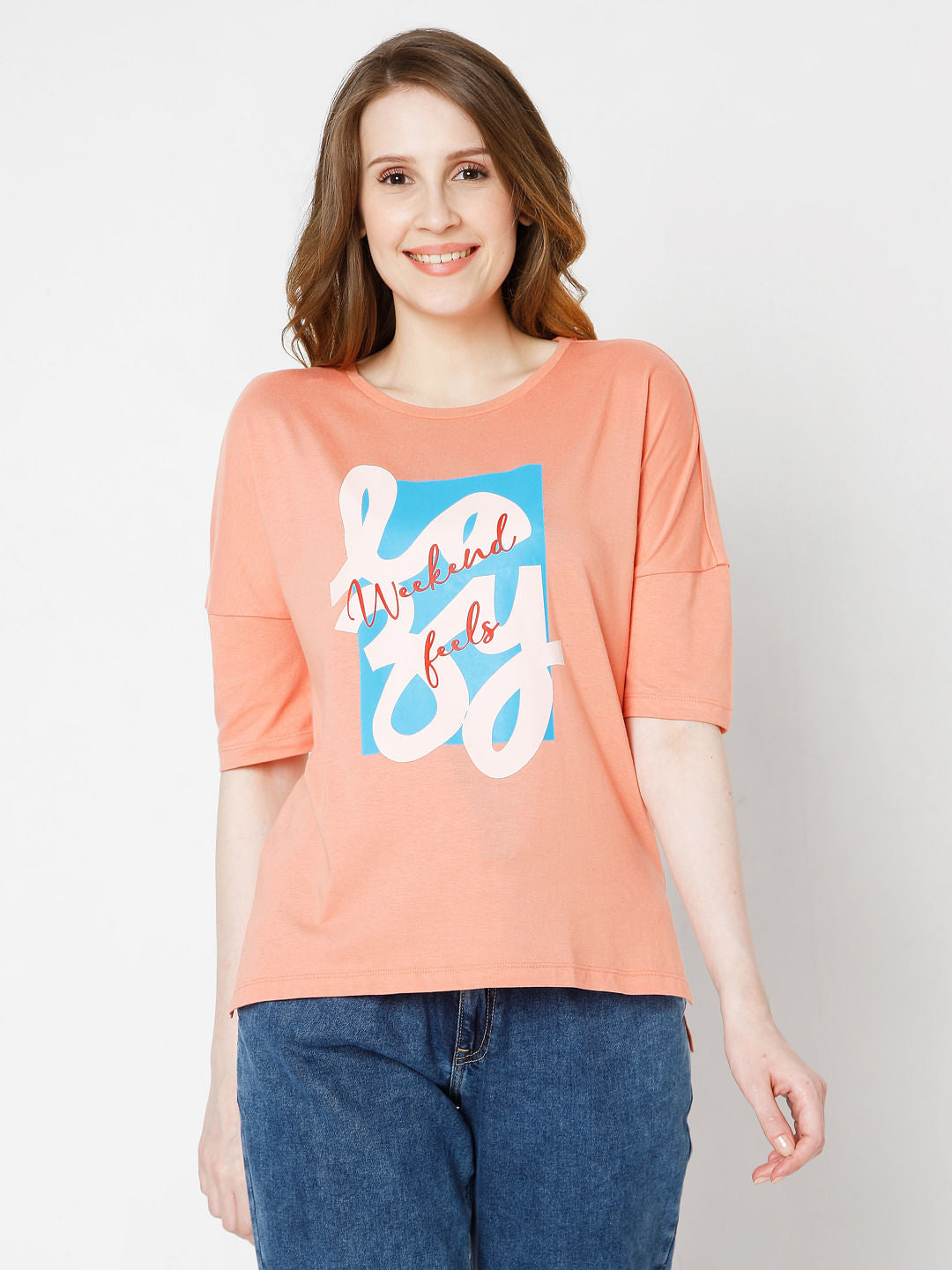 Orange Graphic T-Shirt