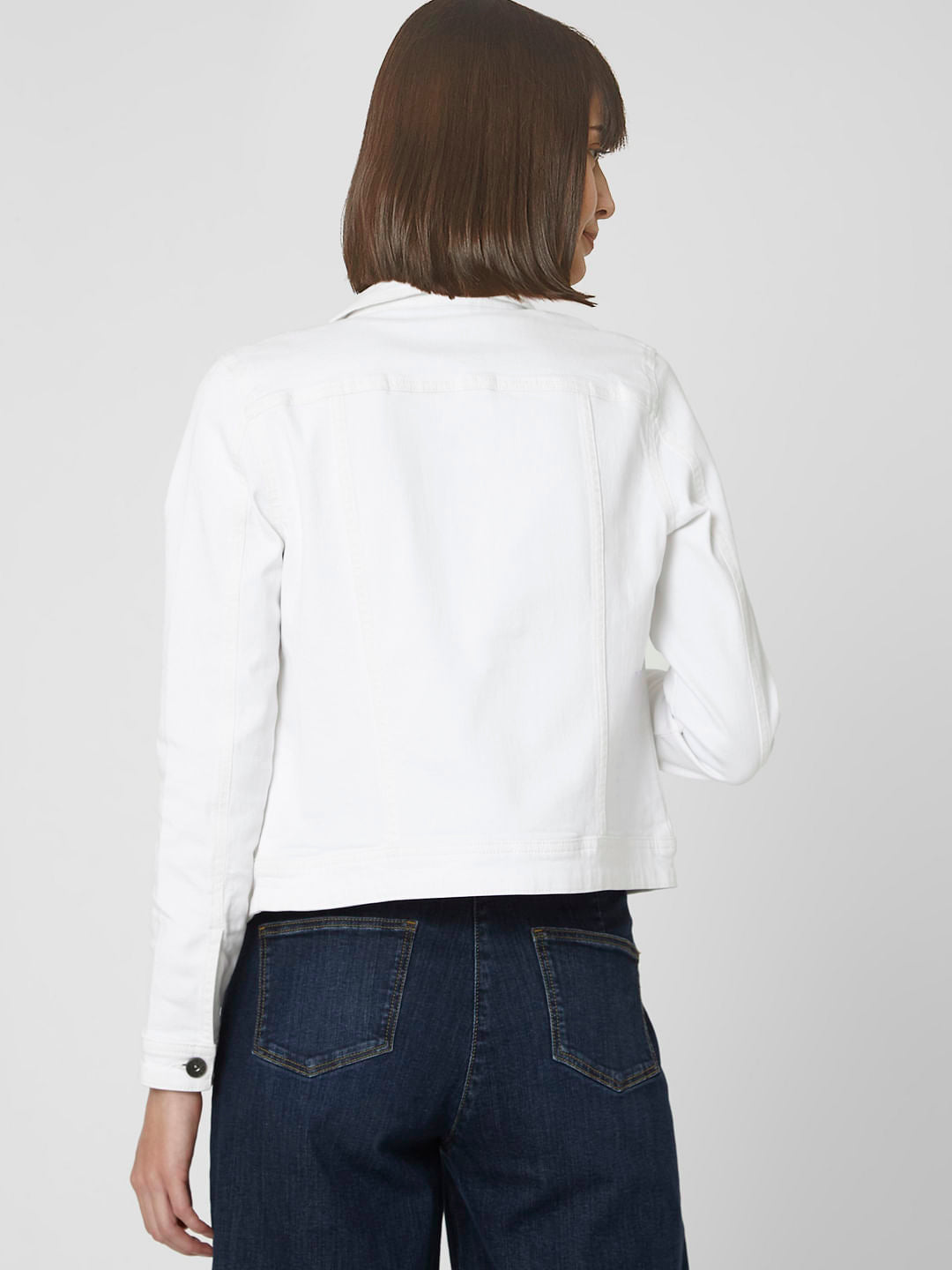 White Denim Jacket