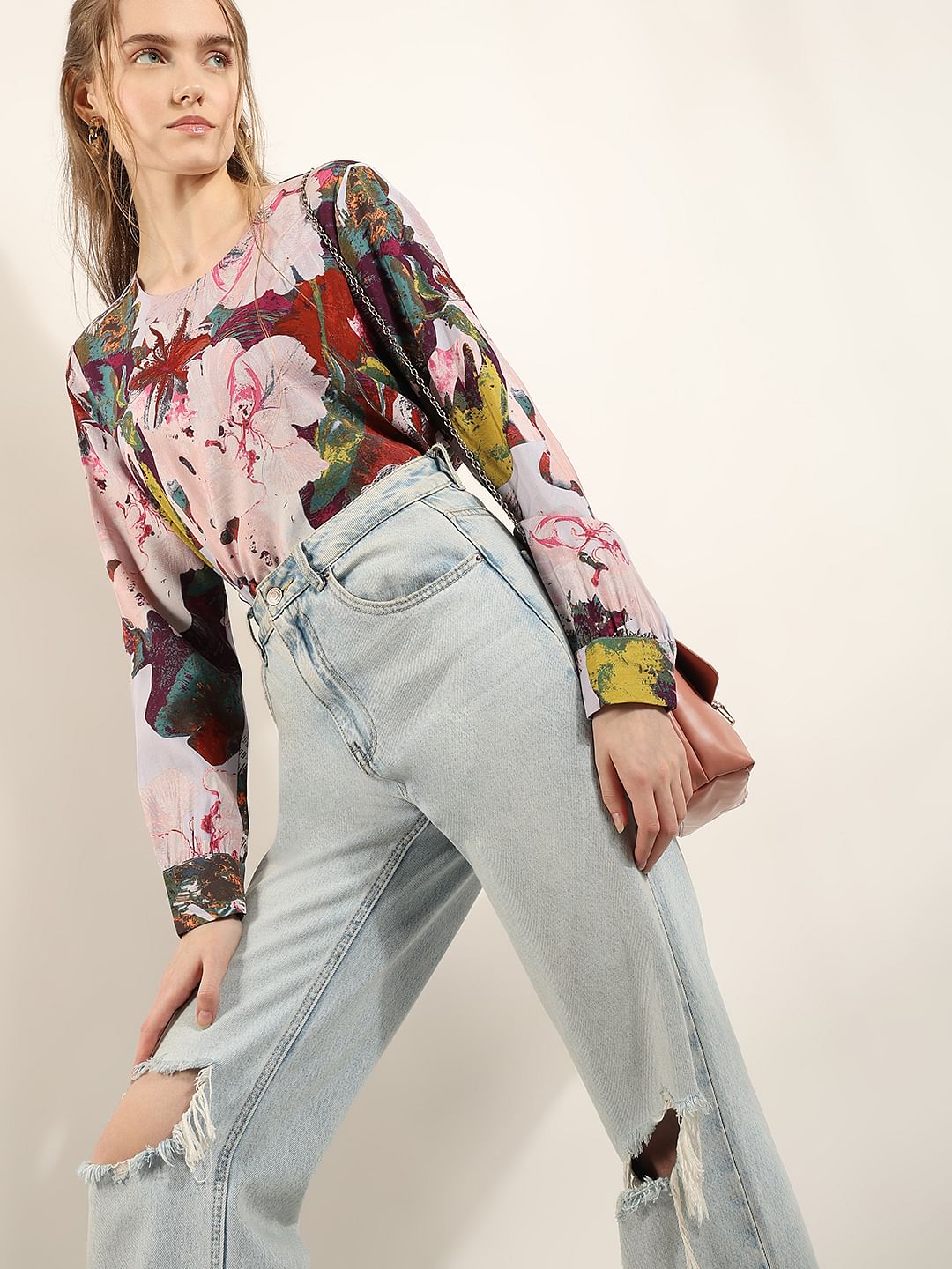 Blue Floral Print
