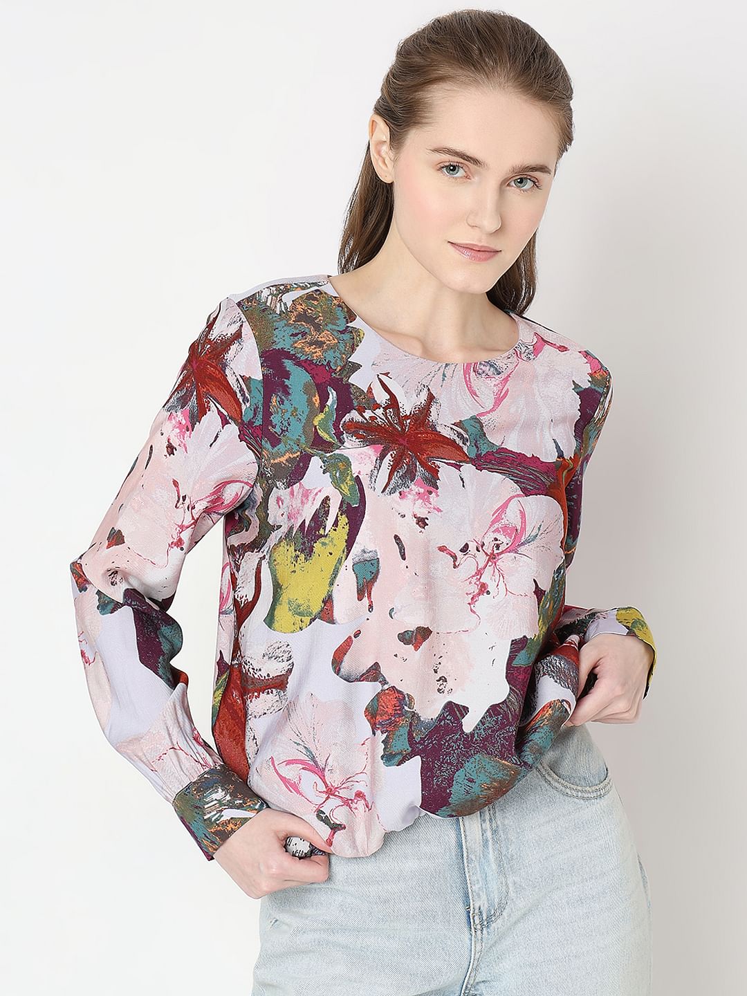 Blue Floral Print