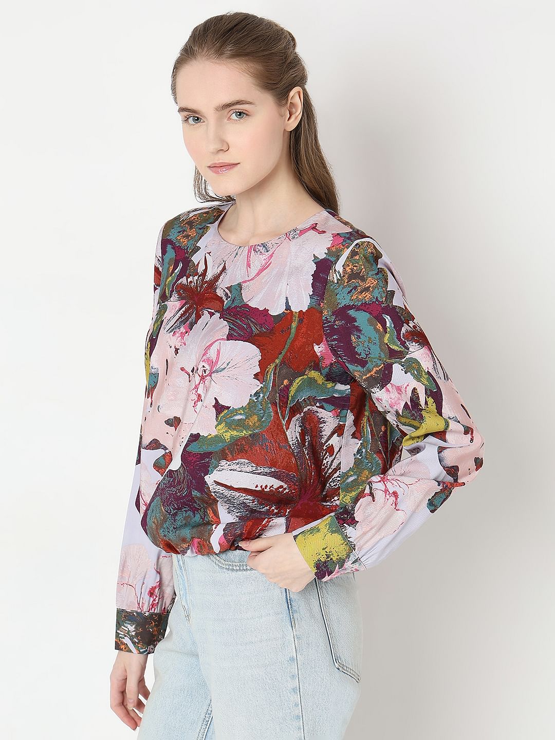 Blue Floral Print