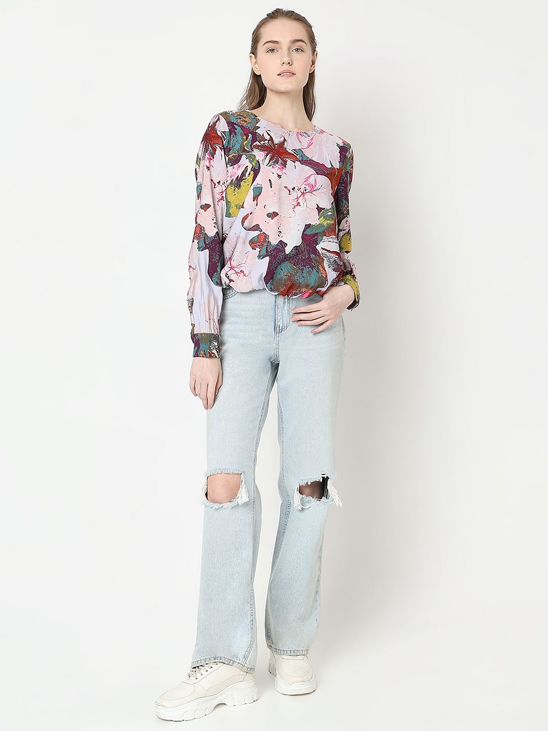 Blue Floral Print
