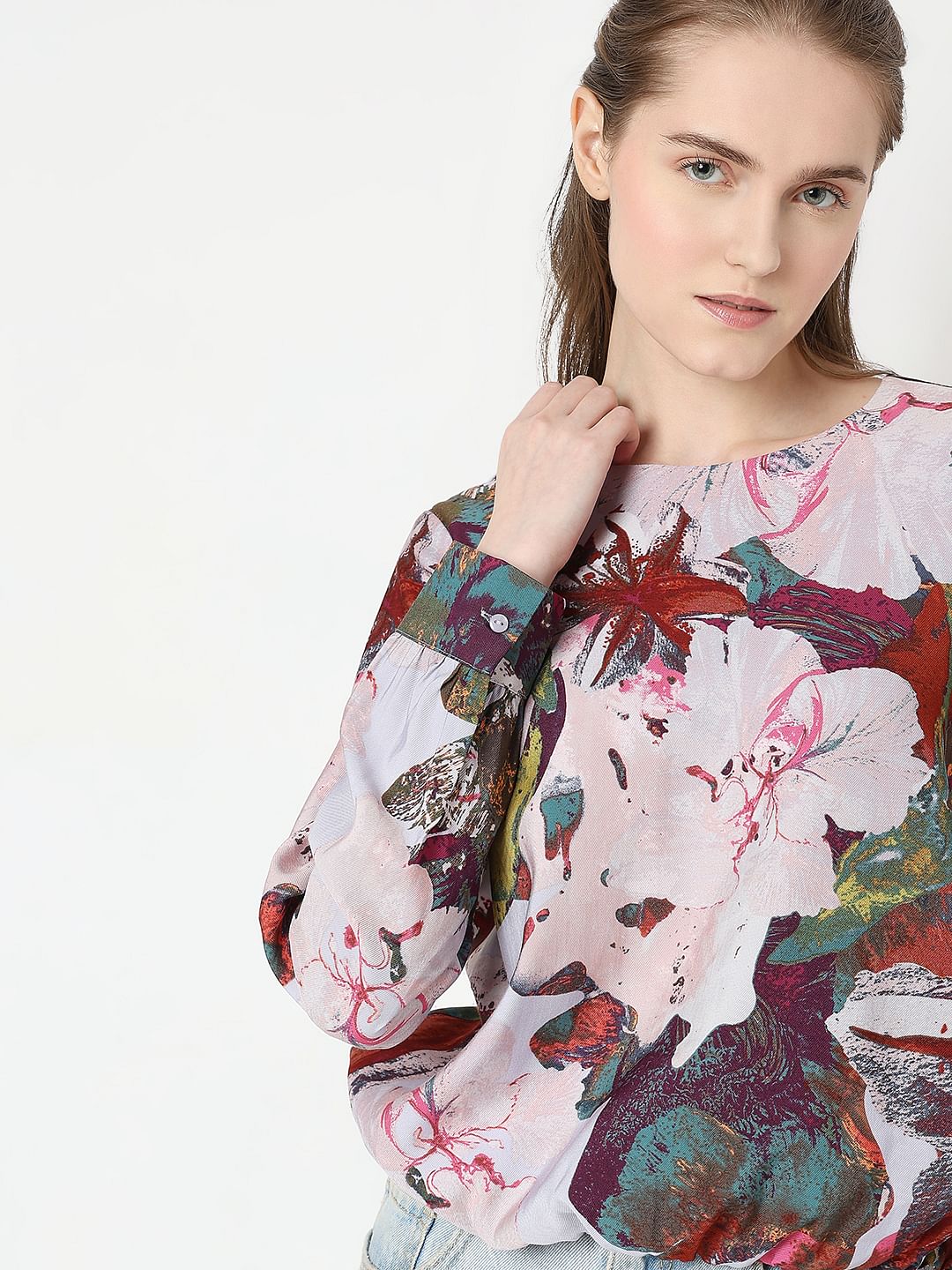 Blue Floral Print