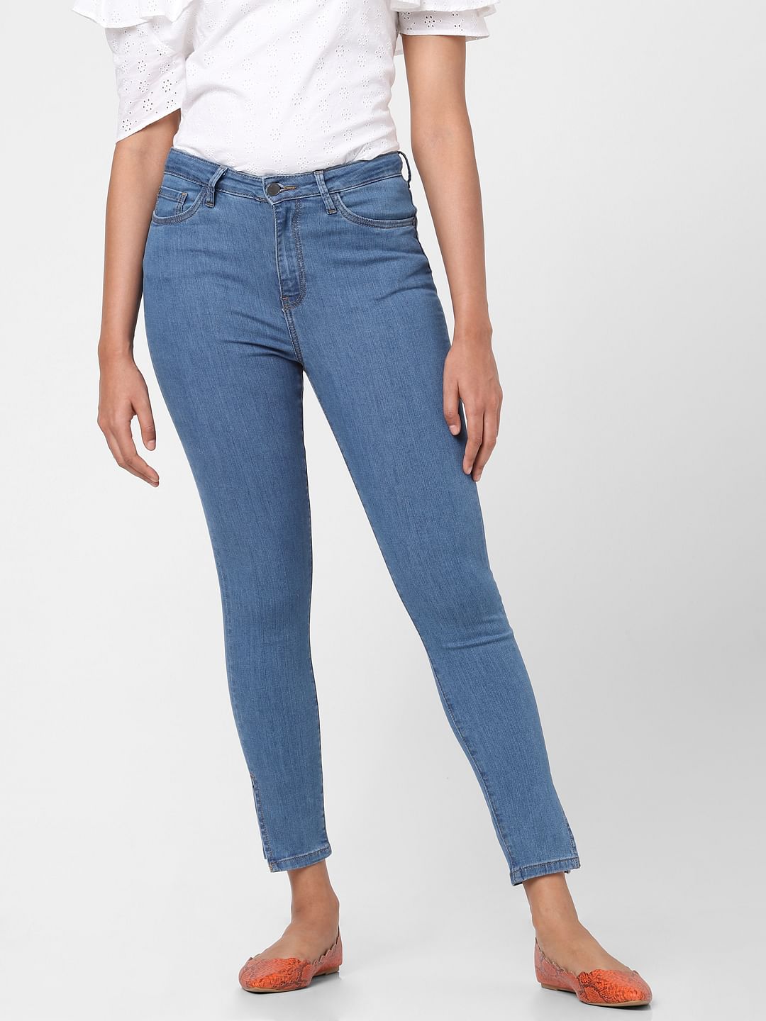Blue High Rise Wendy Skinny Jeans