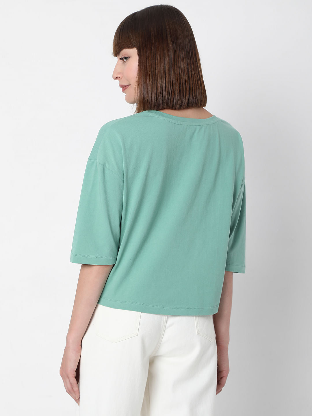 Green Graphic Print T-Shirt