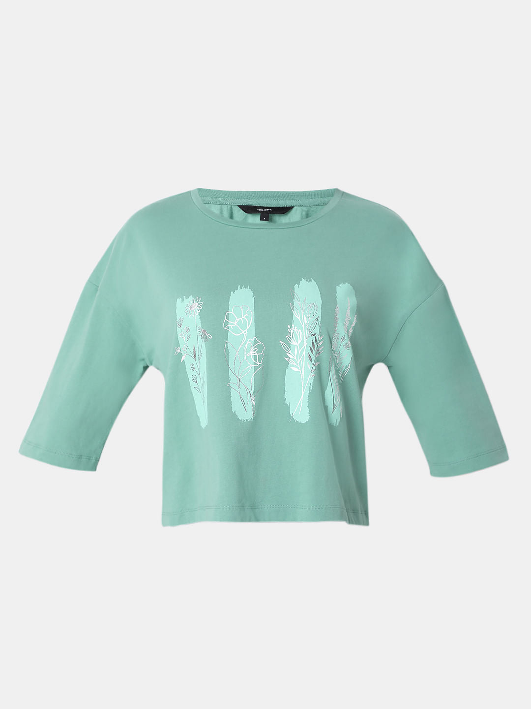 Green Graphic Print T-Shirt