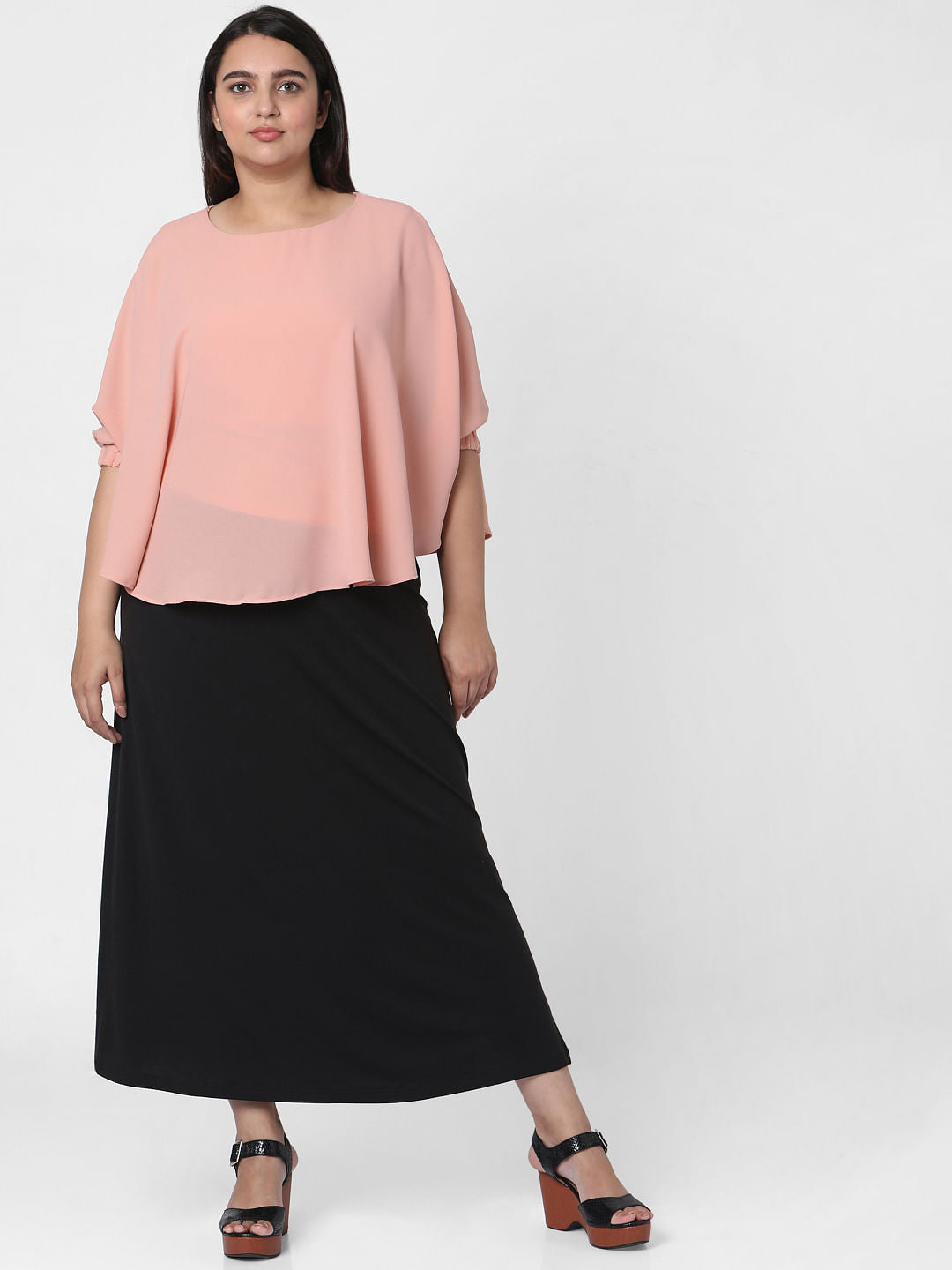 Curve Pink Swing Top