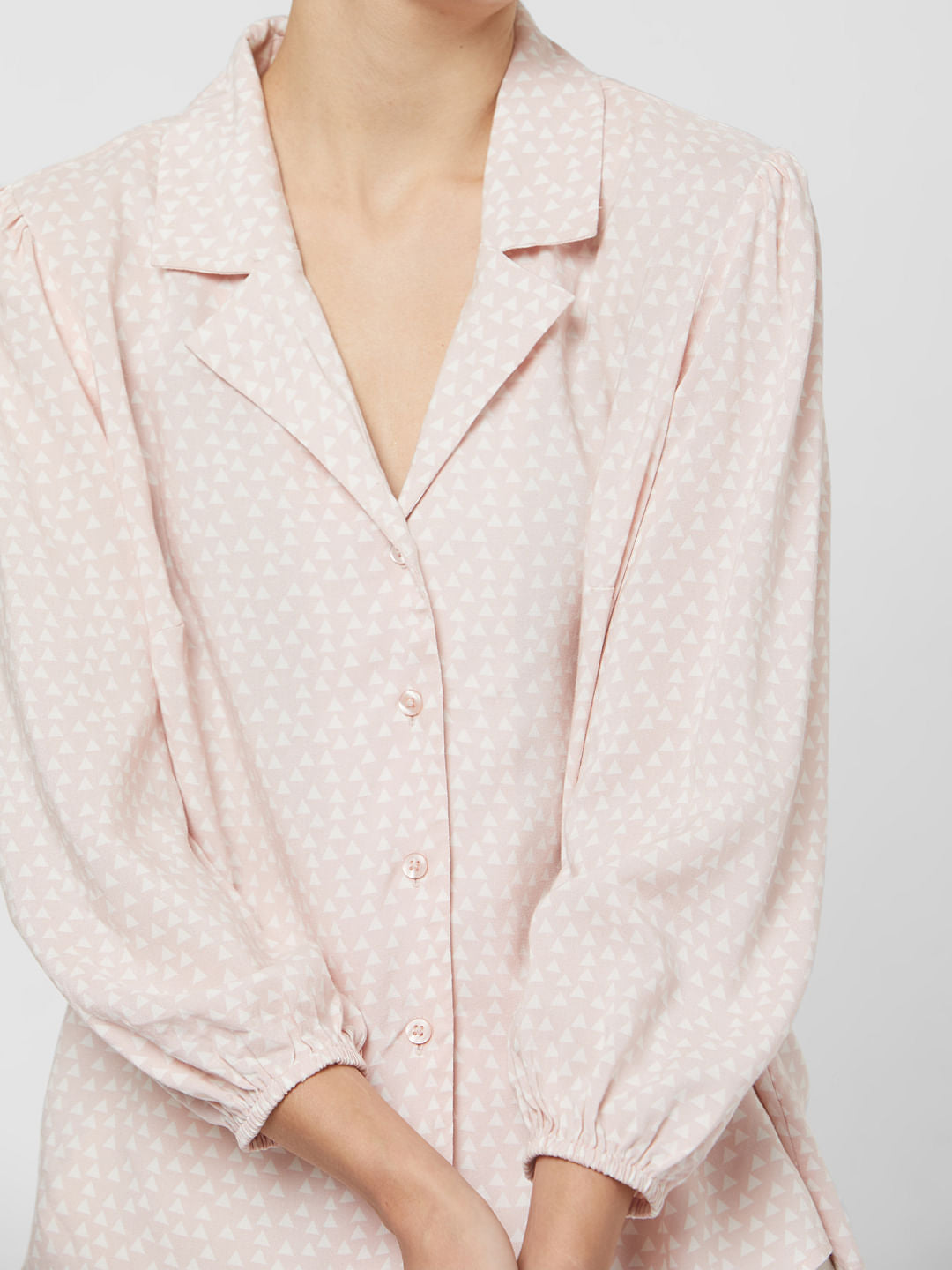 Light Pink All Over Print Shirt