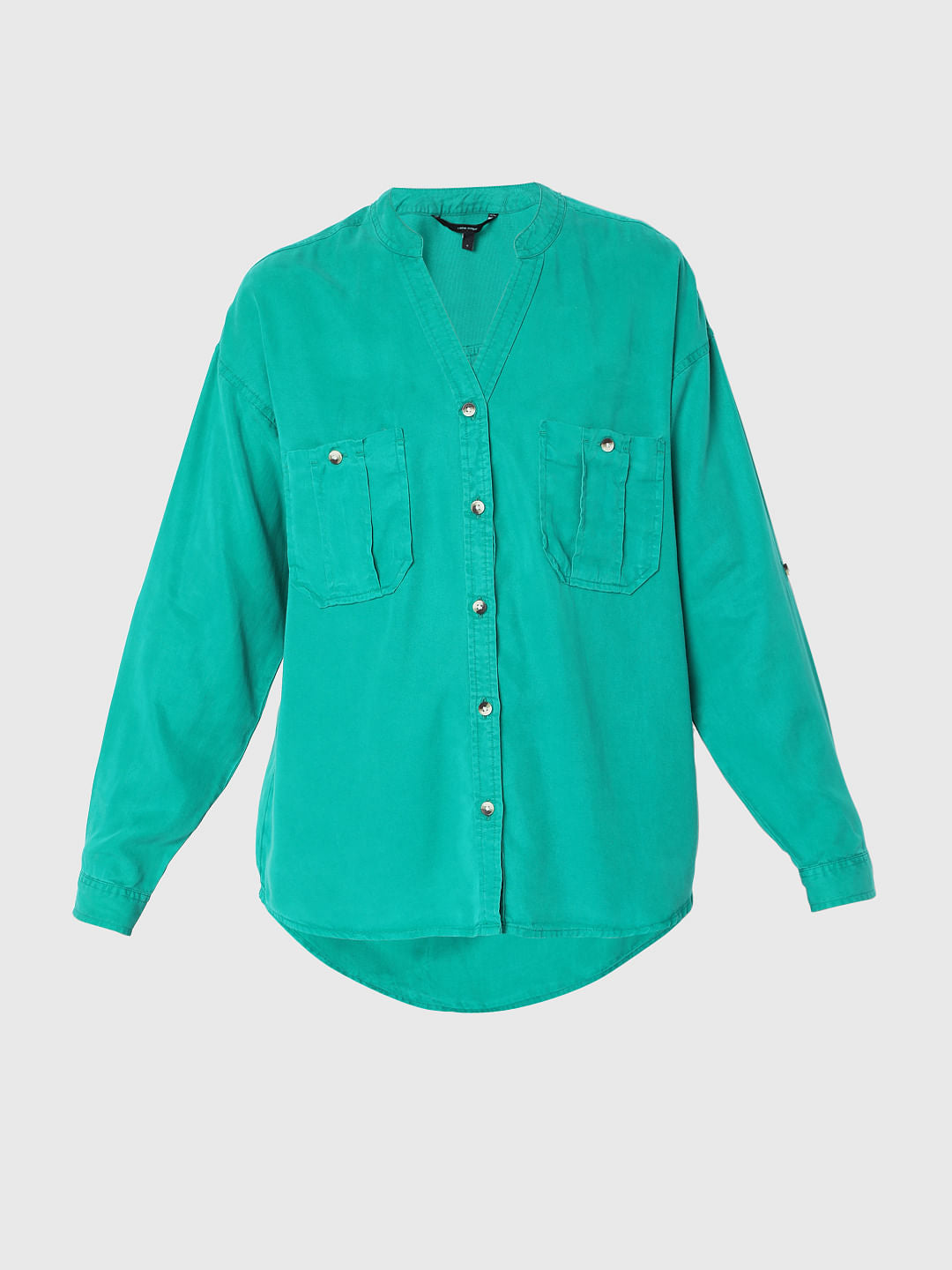 Green Tencel Shirt