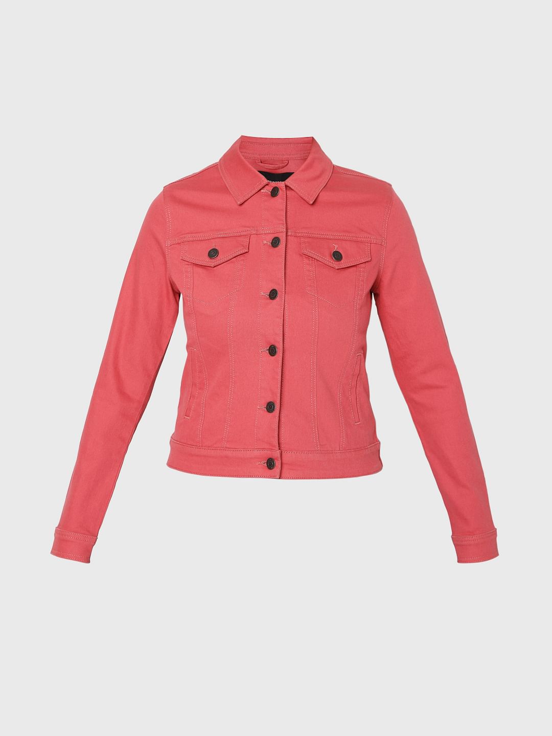 Coral Twill Jacket