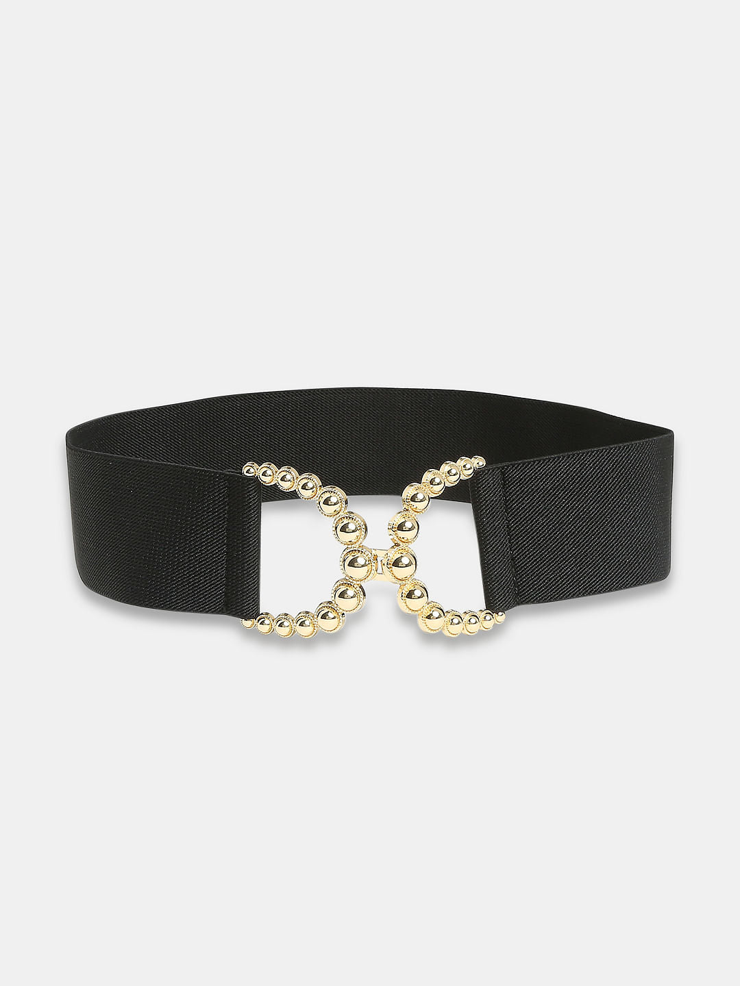 Black Wide Waist Belt