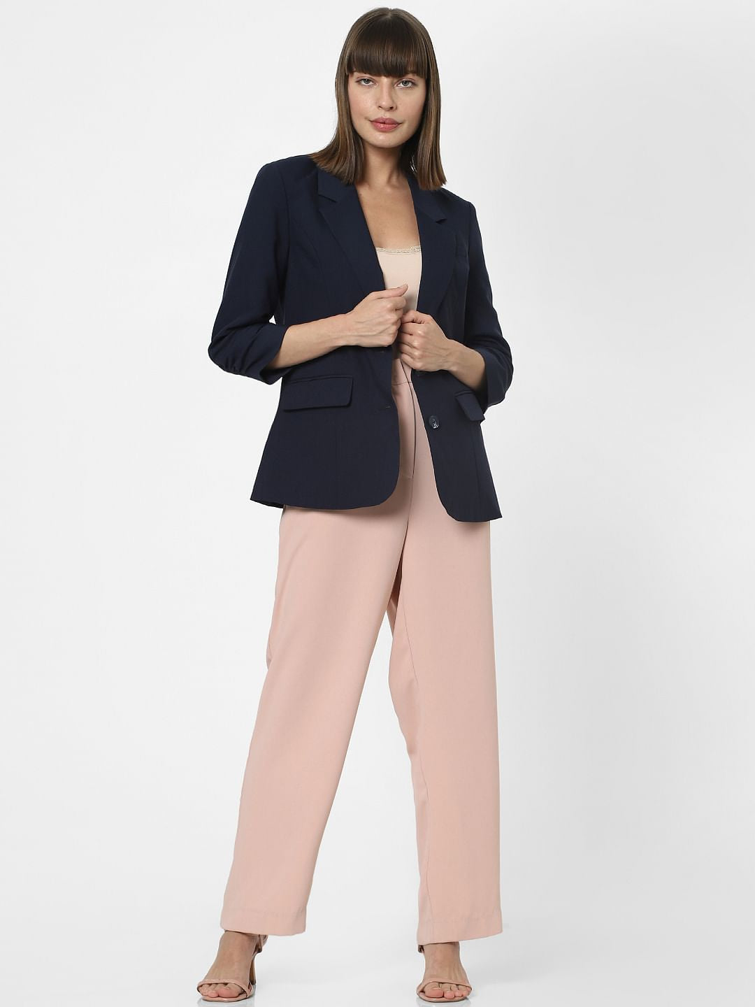 Navy Blue Tailored Blazer