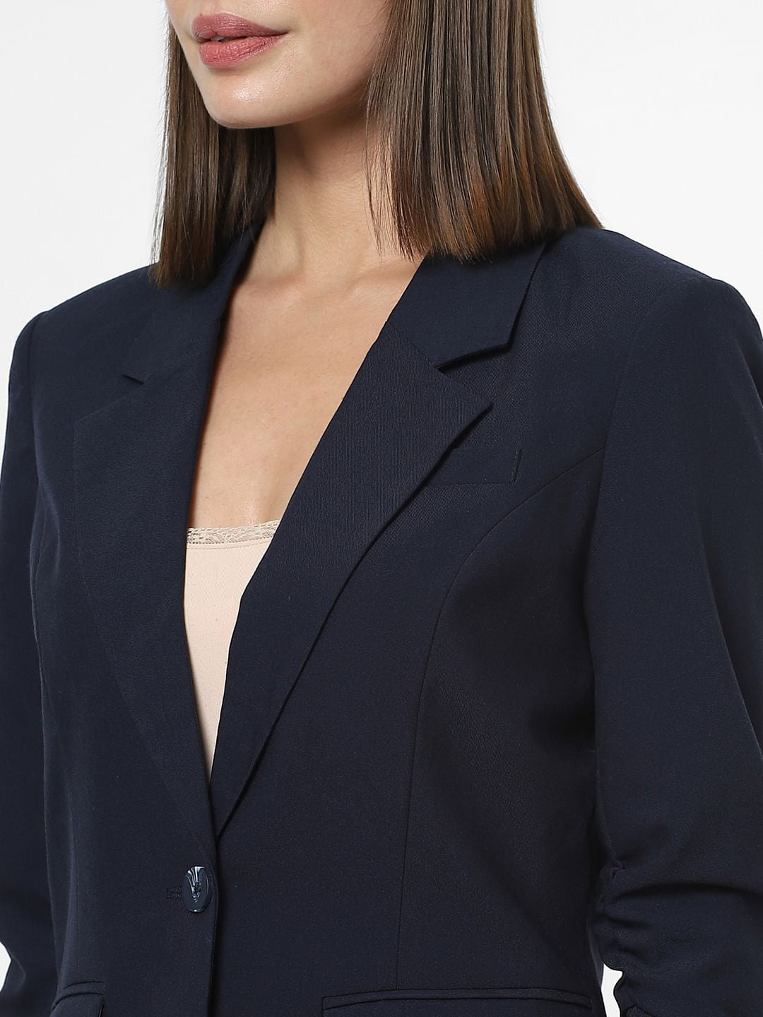 Navy Blue Tailored Blazer