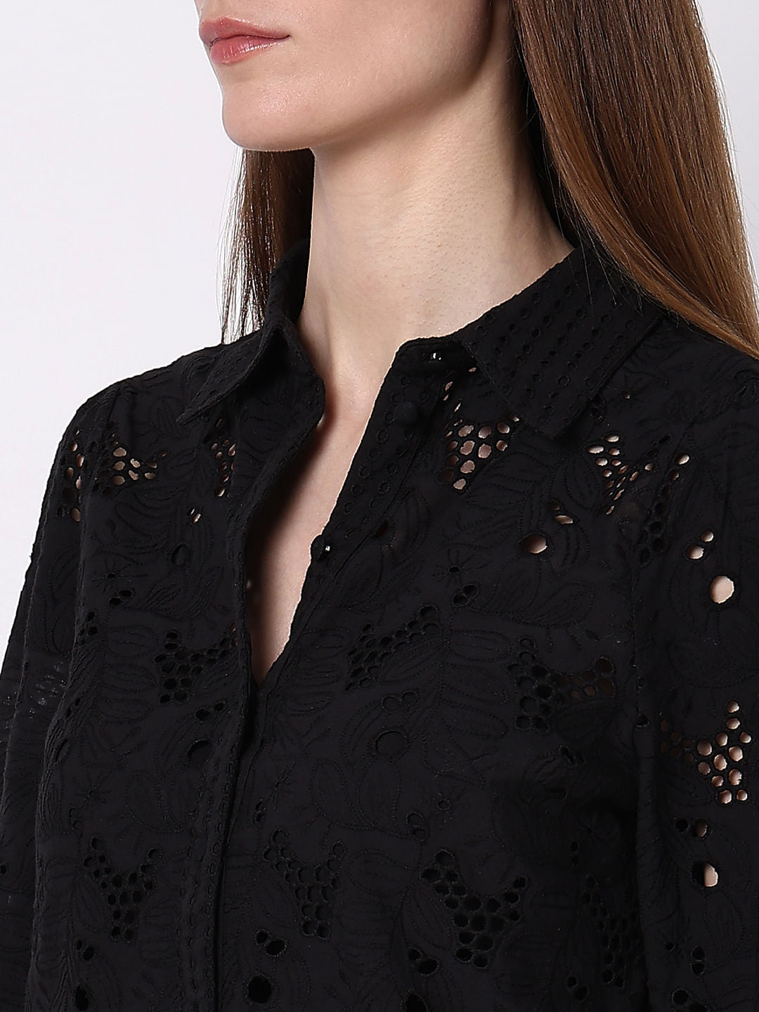 Black Lace Shirt