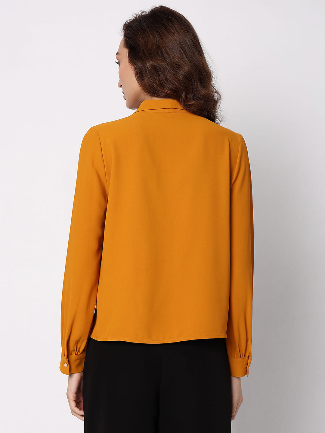 Mustard Full Sleeves Top