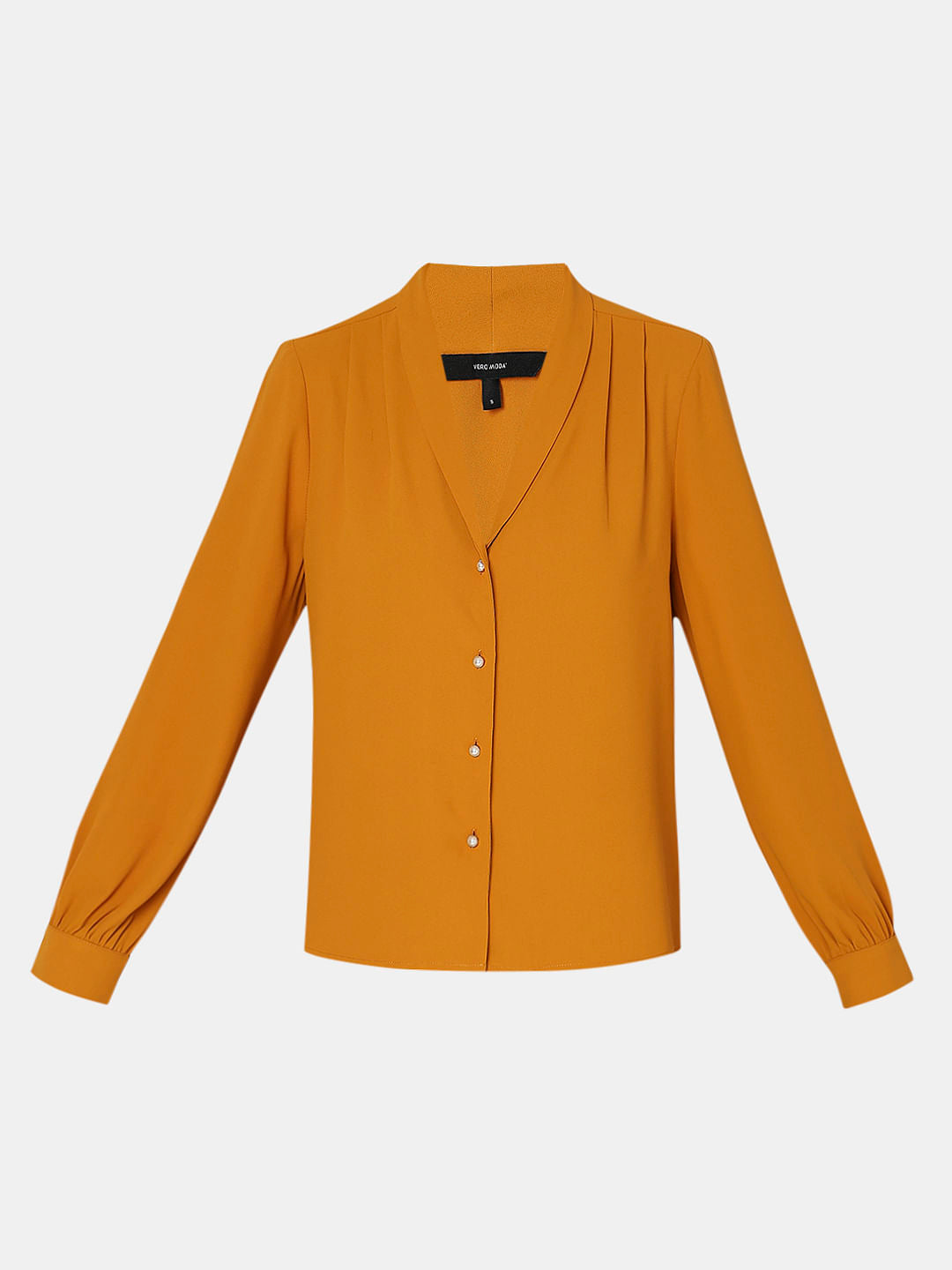 Mustard Full Sleeves Top