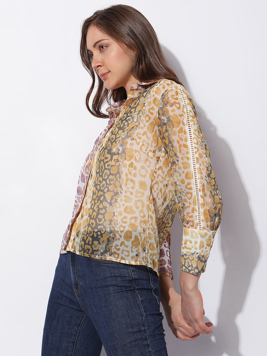 Multi-Coloured Animal Print Shirt