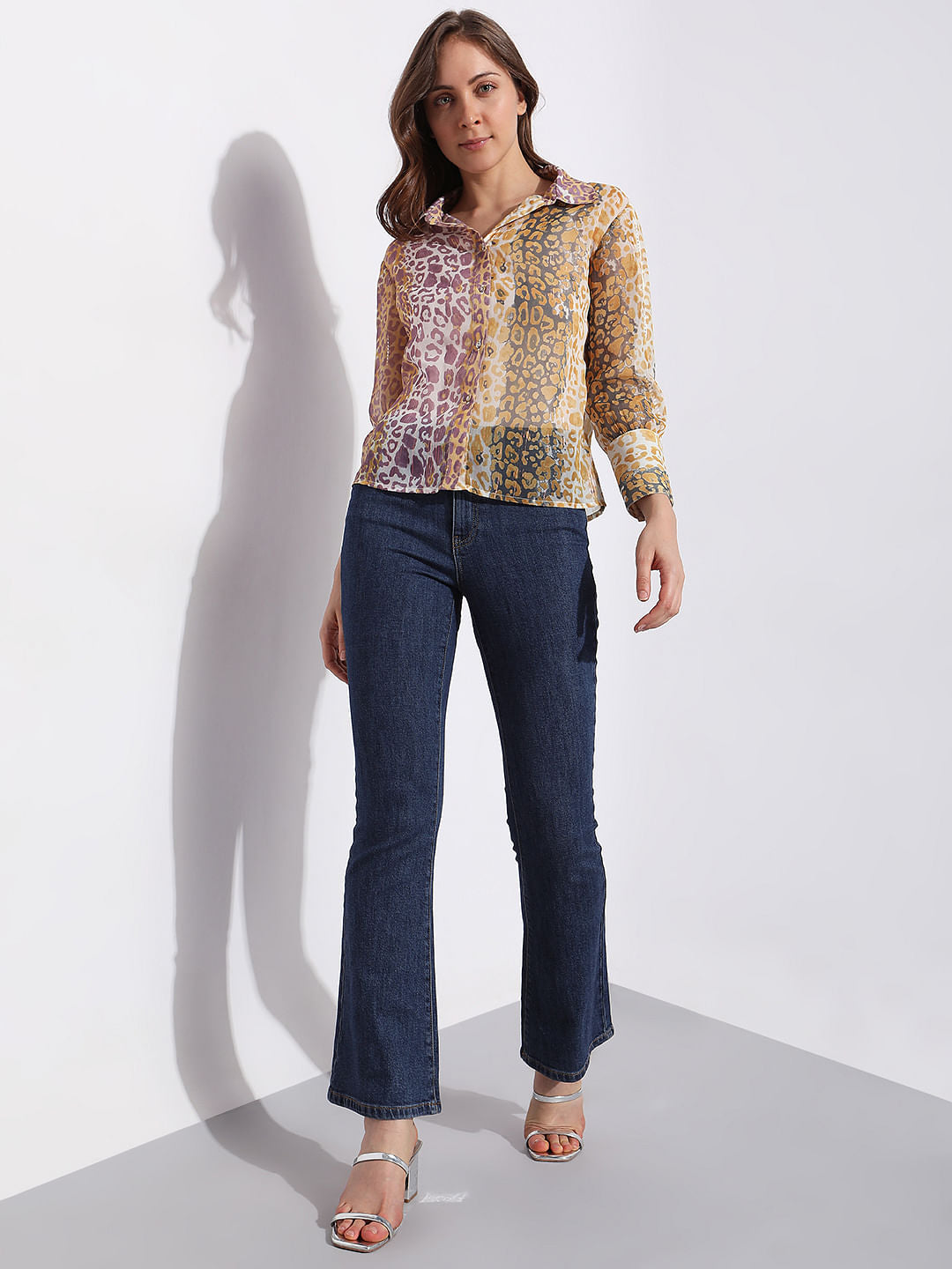 Multi-Coloured Animal Print Shirt