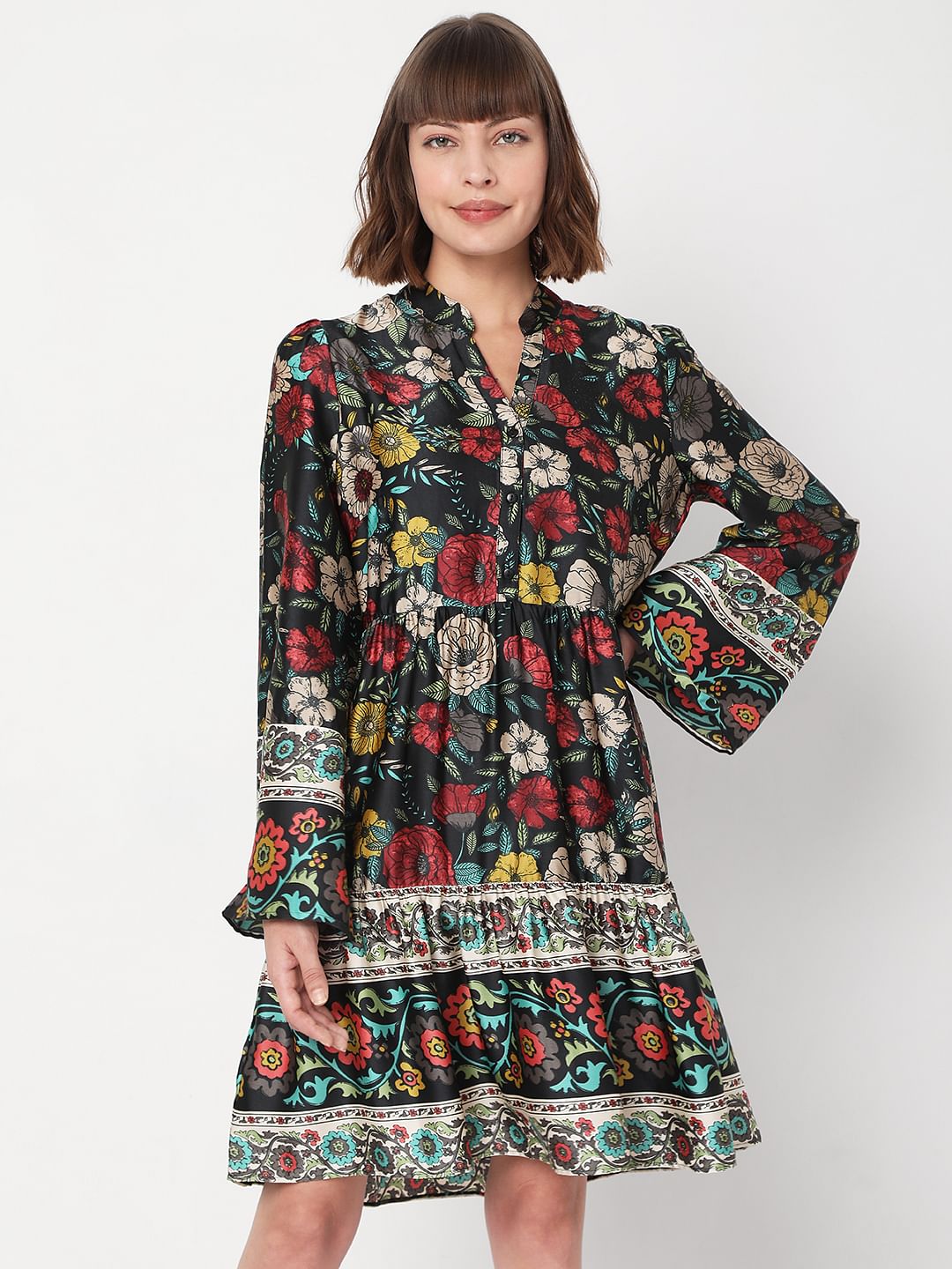 Black Floral Dress