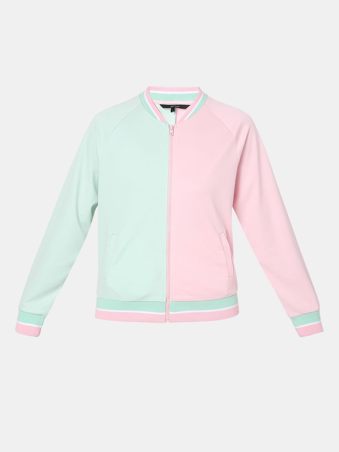Pink Colourblocked Co-Ord Sweatshirt