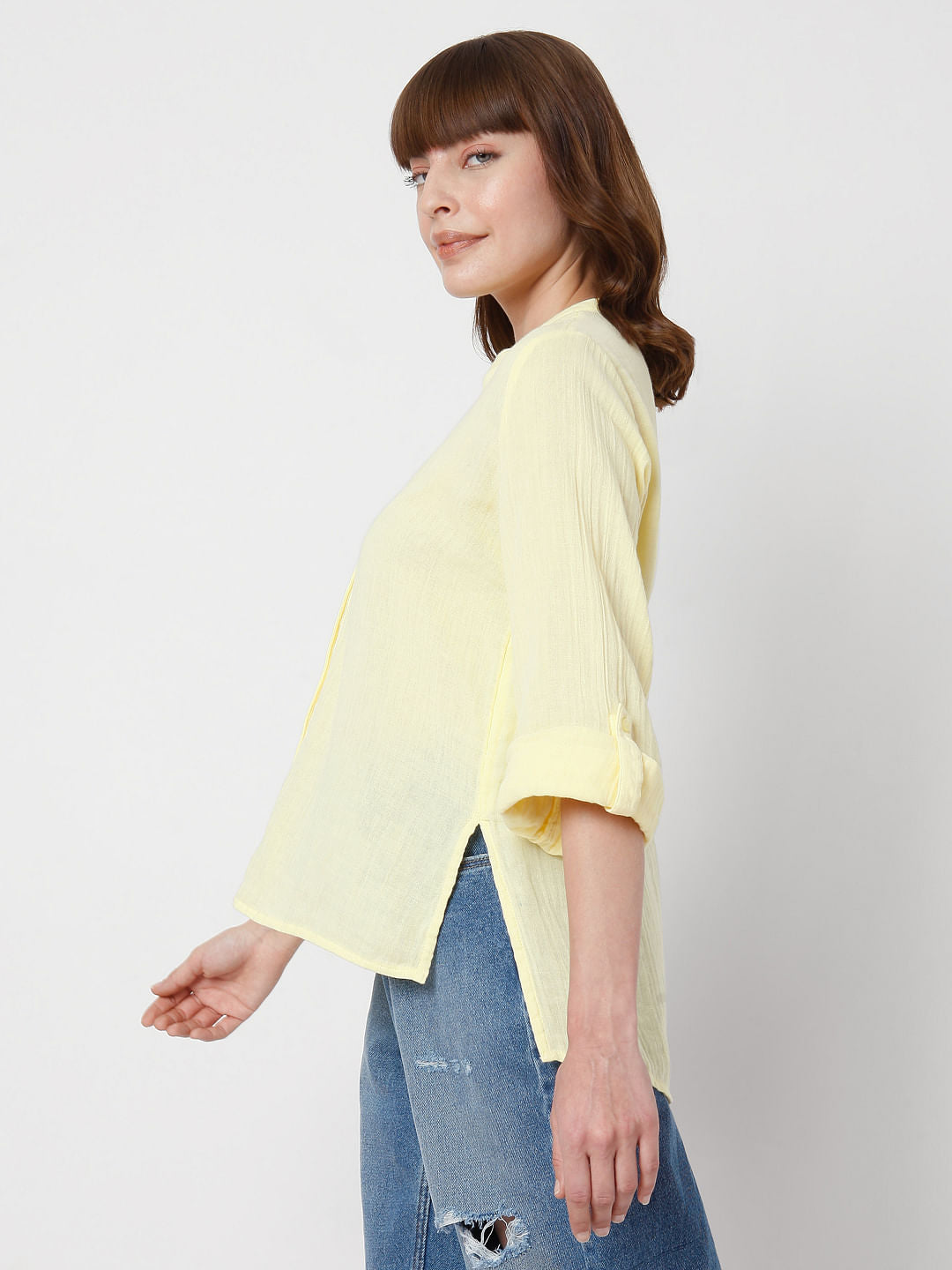 Yellow Organic Cotton Shirt