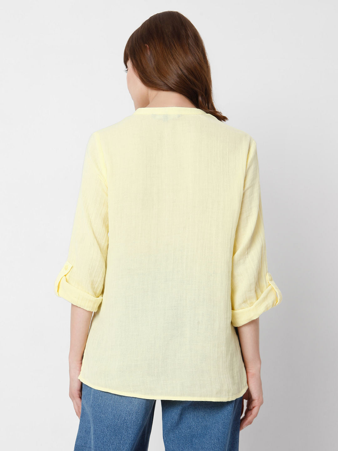 Yellow Organic Cotton Shirt