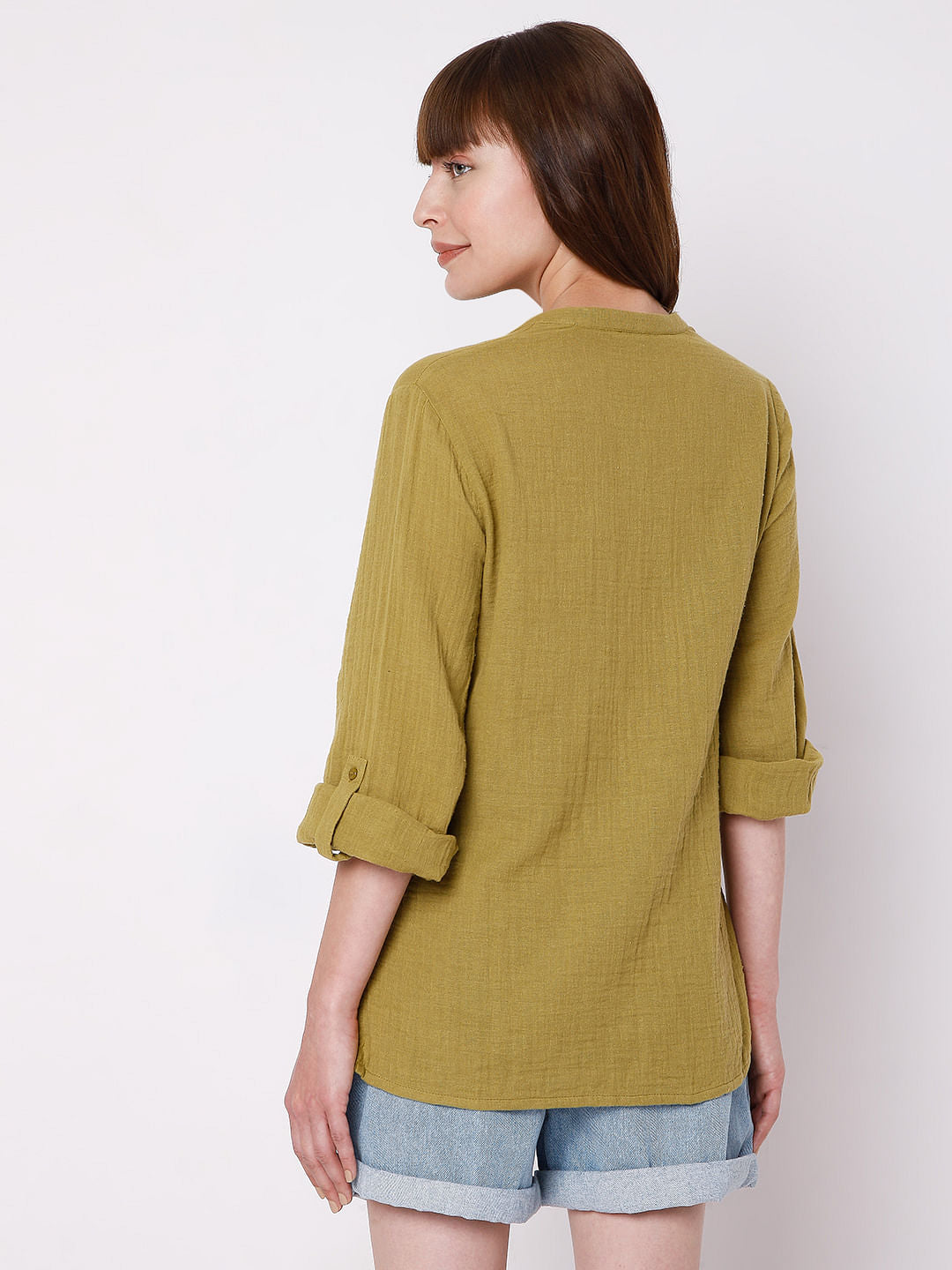 Yellow Organic Cotton Shirt
