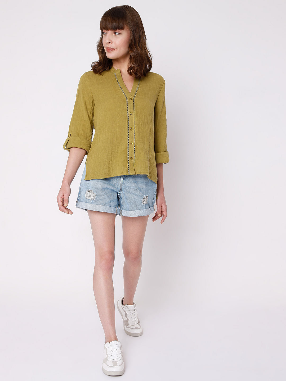 Yellow Organic Cotton Shirt