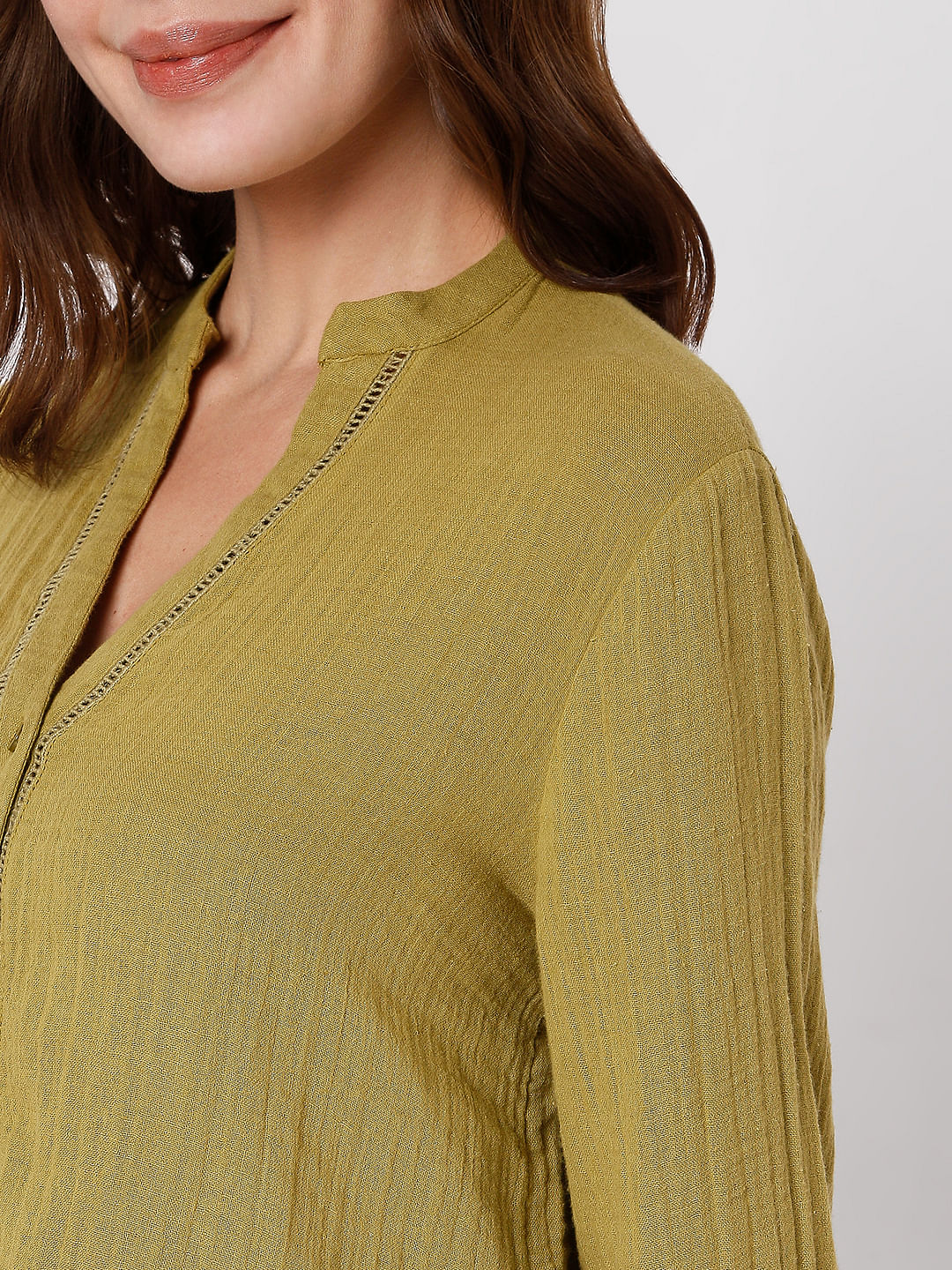 Yellow Organic Cotton Shirt