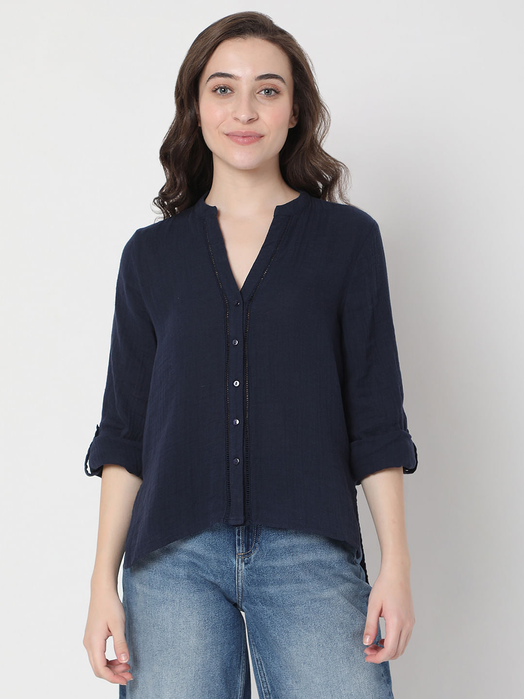 Navy Blue Shirt