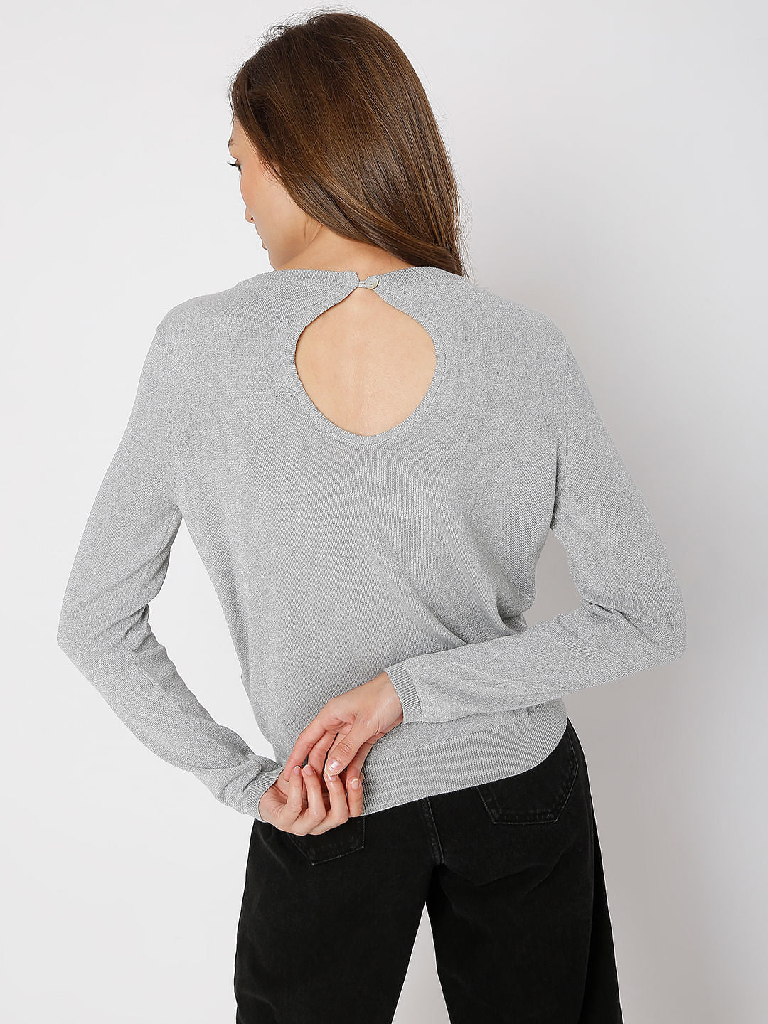 Grey Knit Sweater