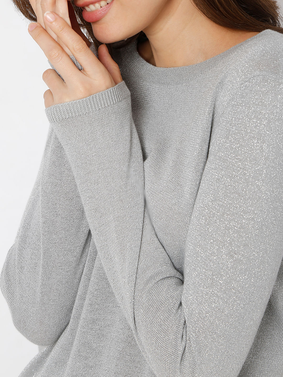 Grey Knit Sweater