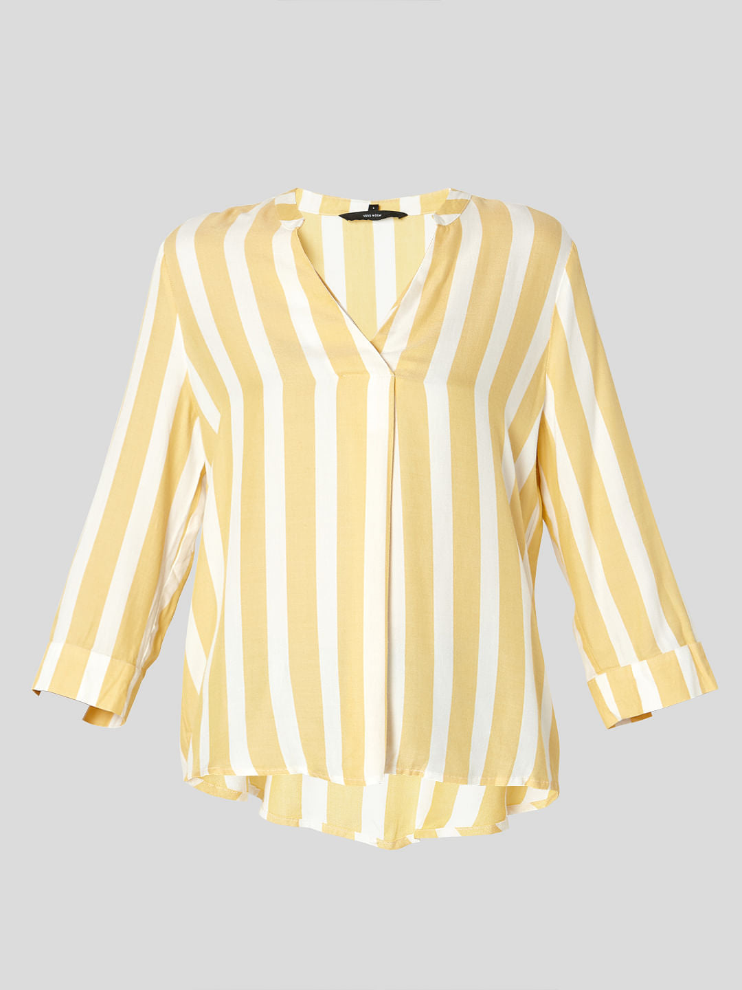 Yellow Striped Top