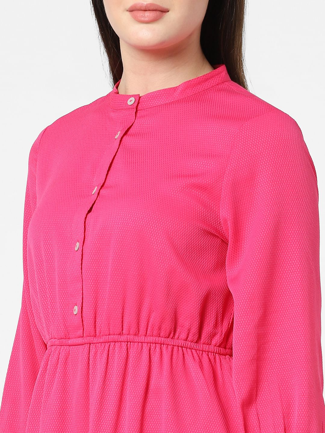 Fuchsia Fit & Flare Dress