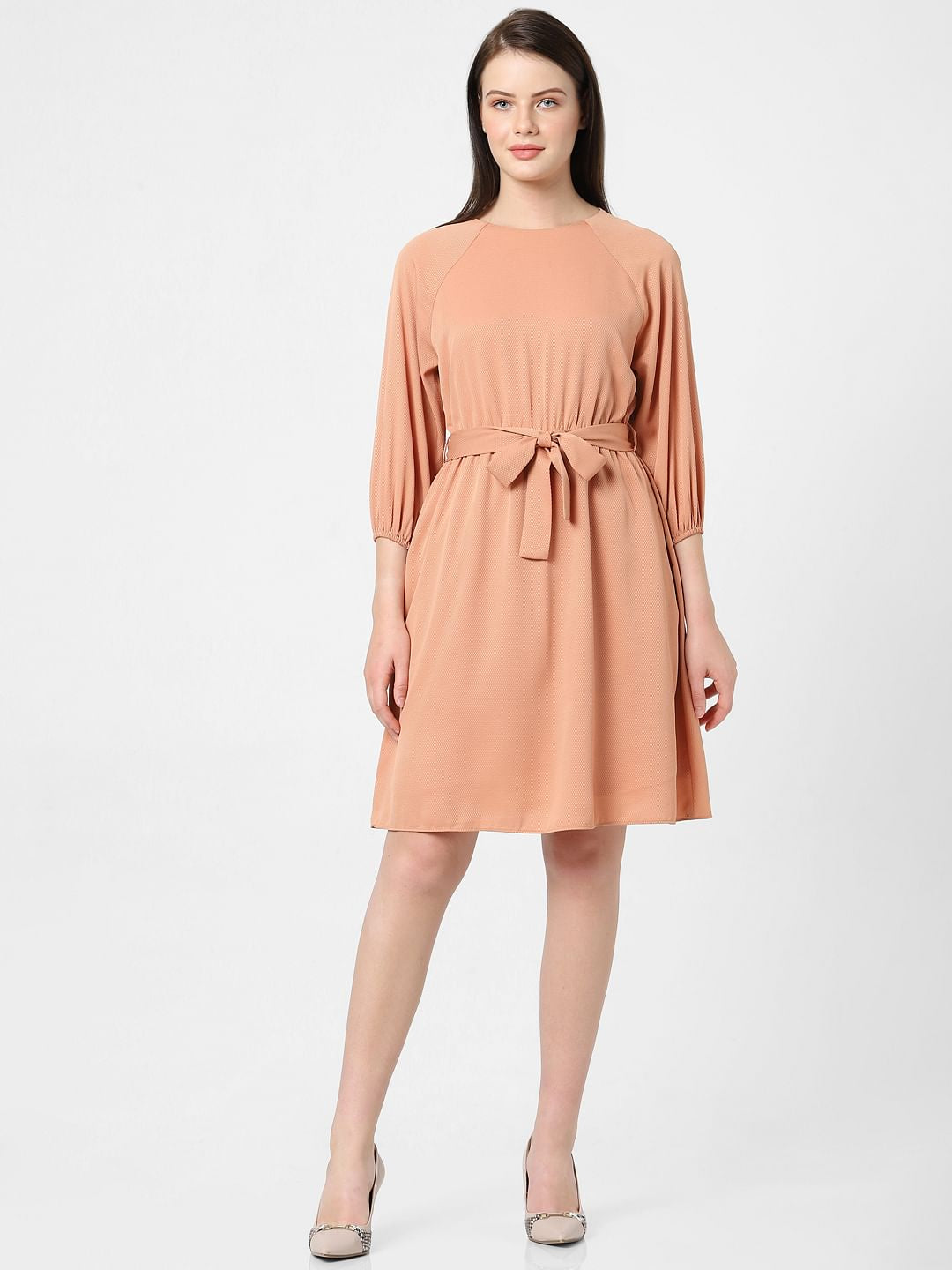 Tan Shift Dress