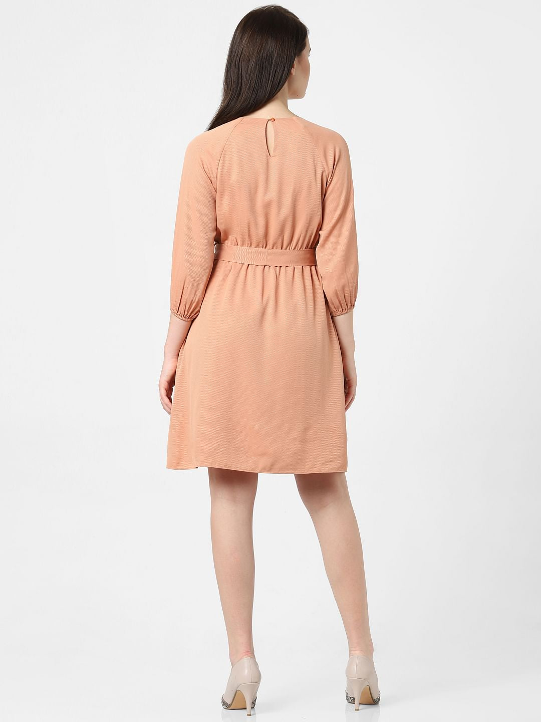 Tan Shift Dress