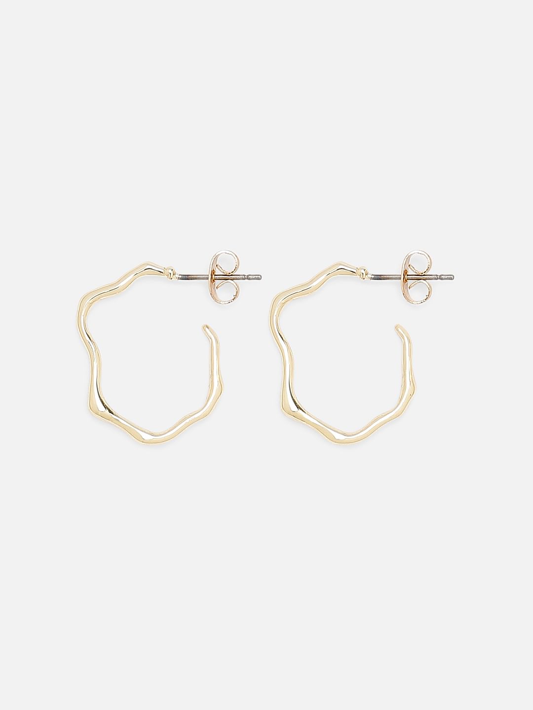 Golden Hoop Earrings