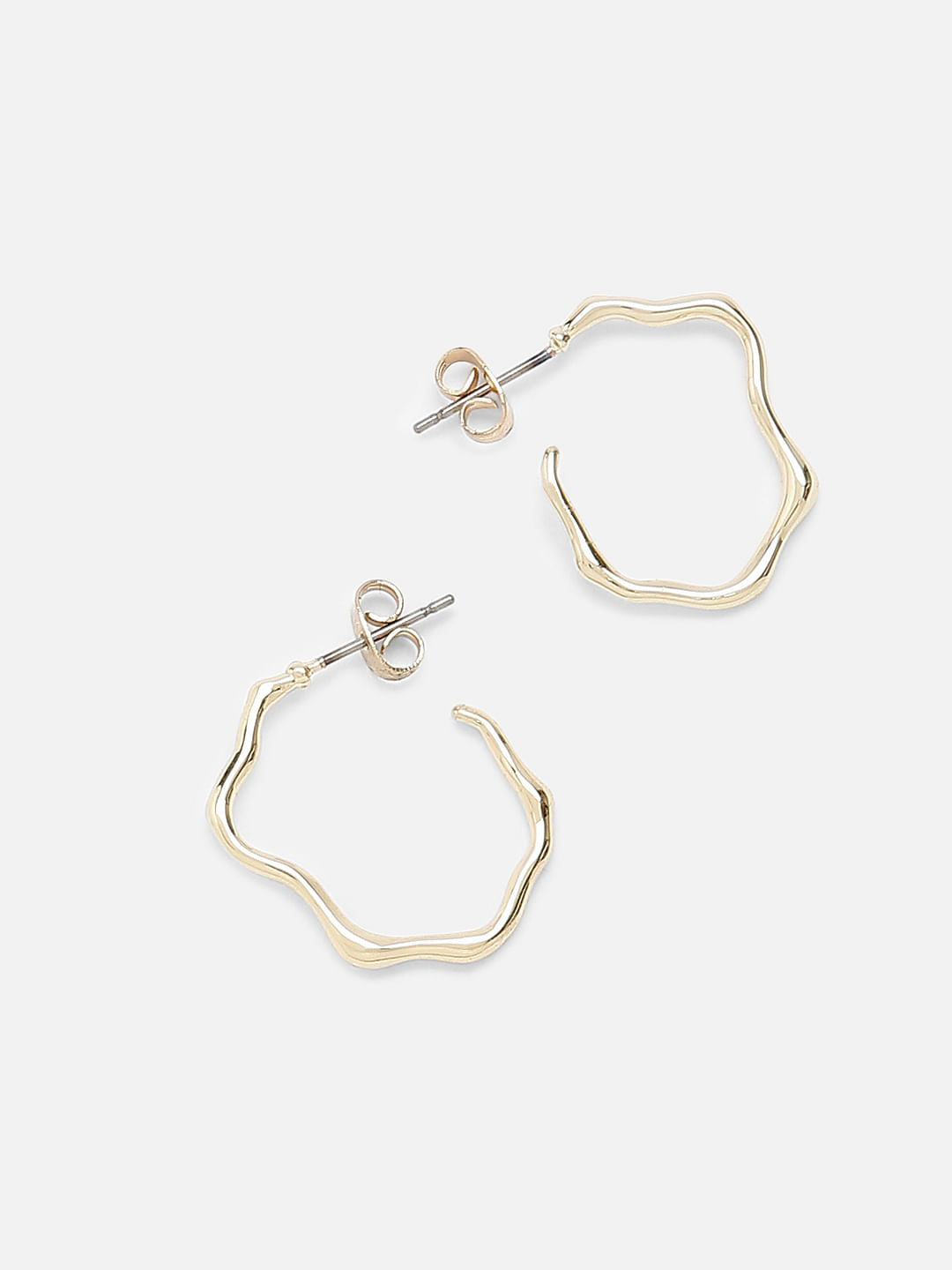 Golden Hoop Earrings