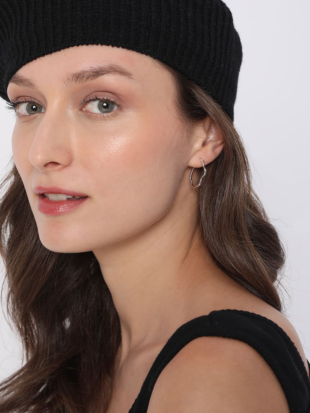 Silver Hoop Earrings - ONE