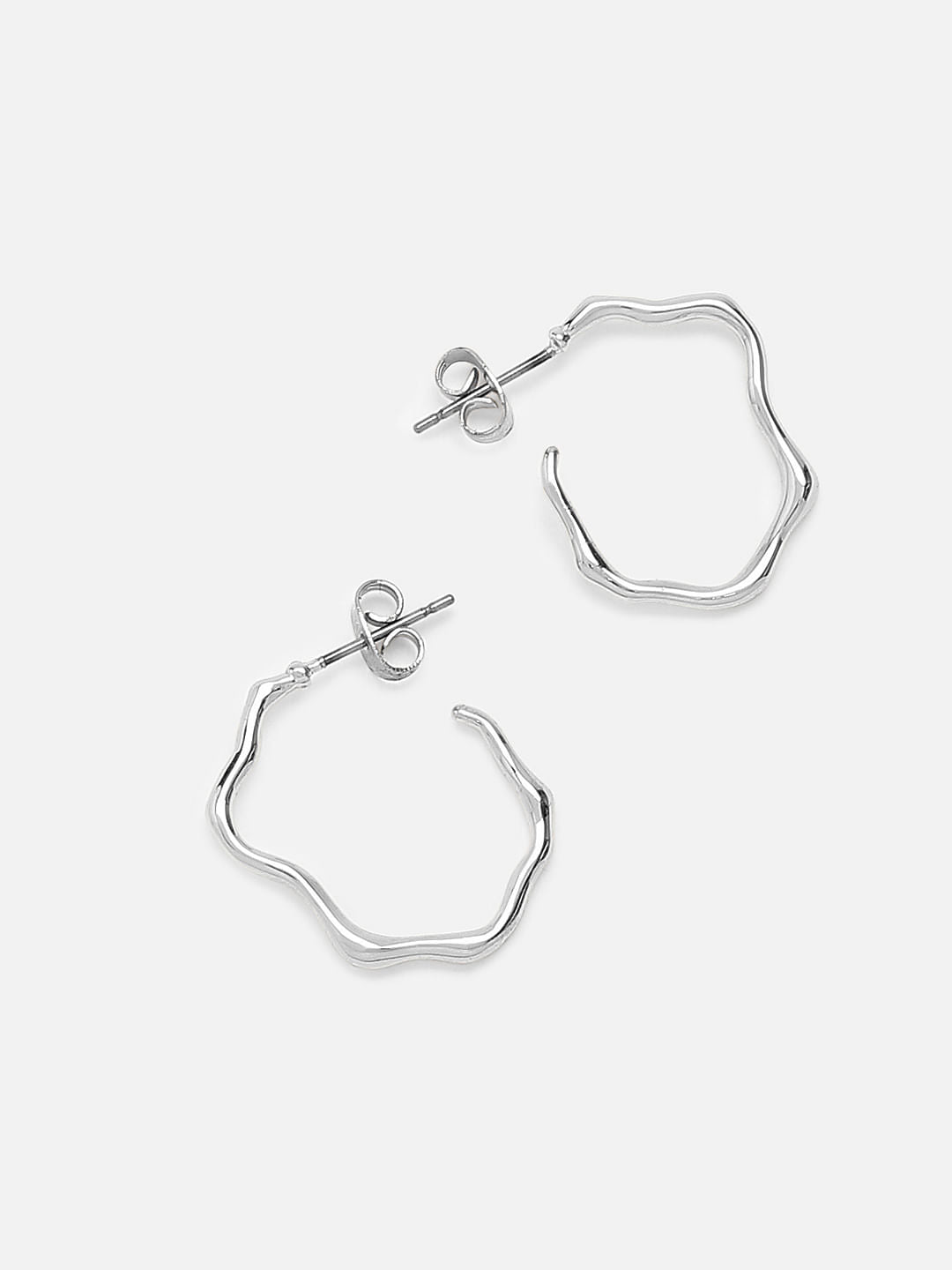Silver Hoop Earrings